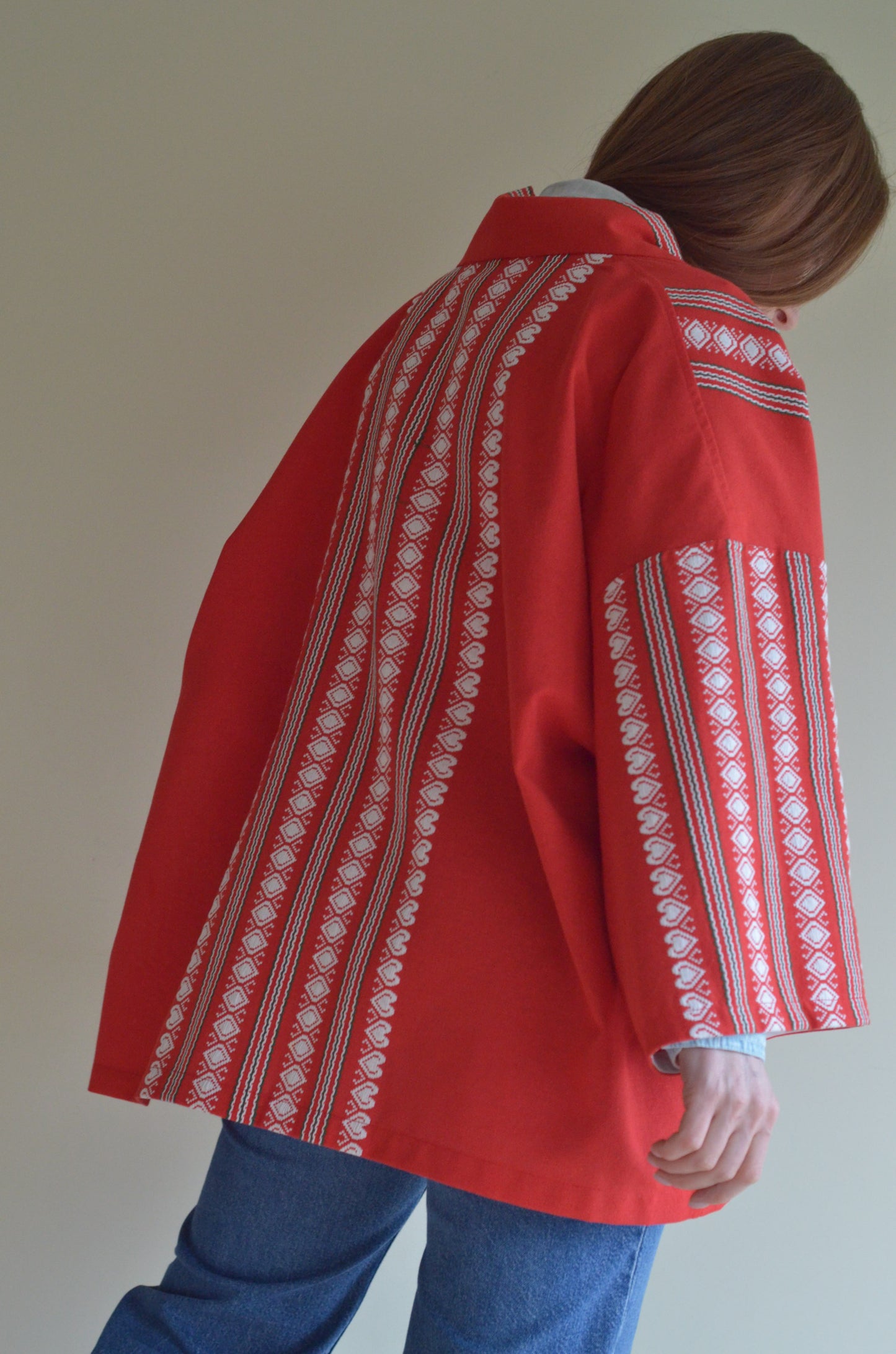 Embroidered Cotton Kimono