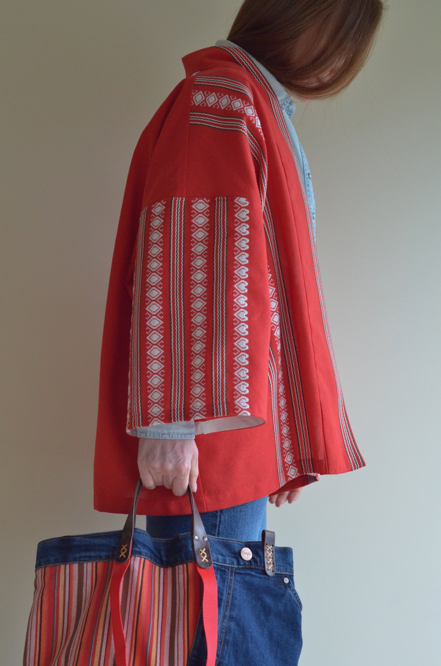 Embroidered Cotton Kimono