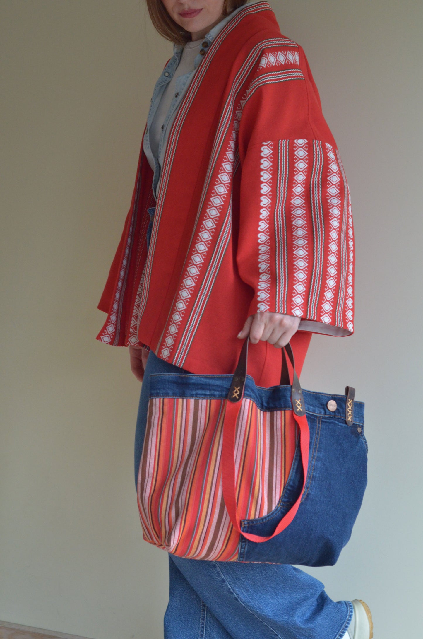 Embroidered Cotton Kimono