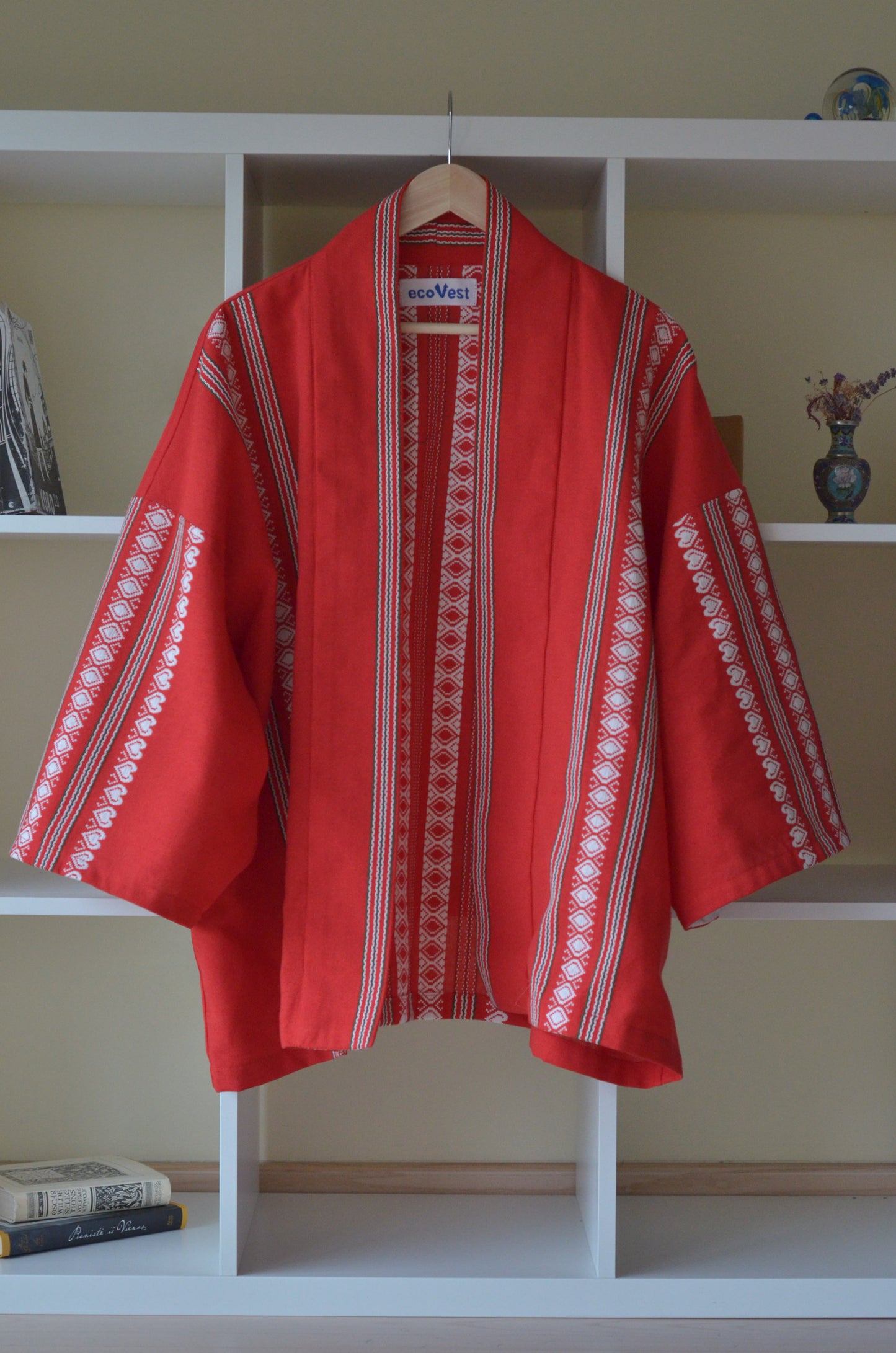 Embroidered Cotton Kimono