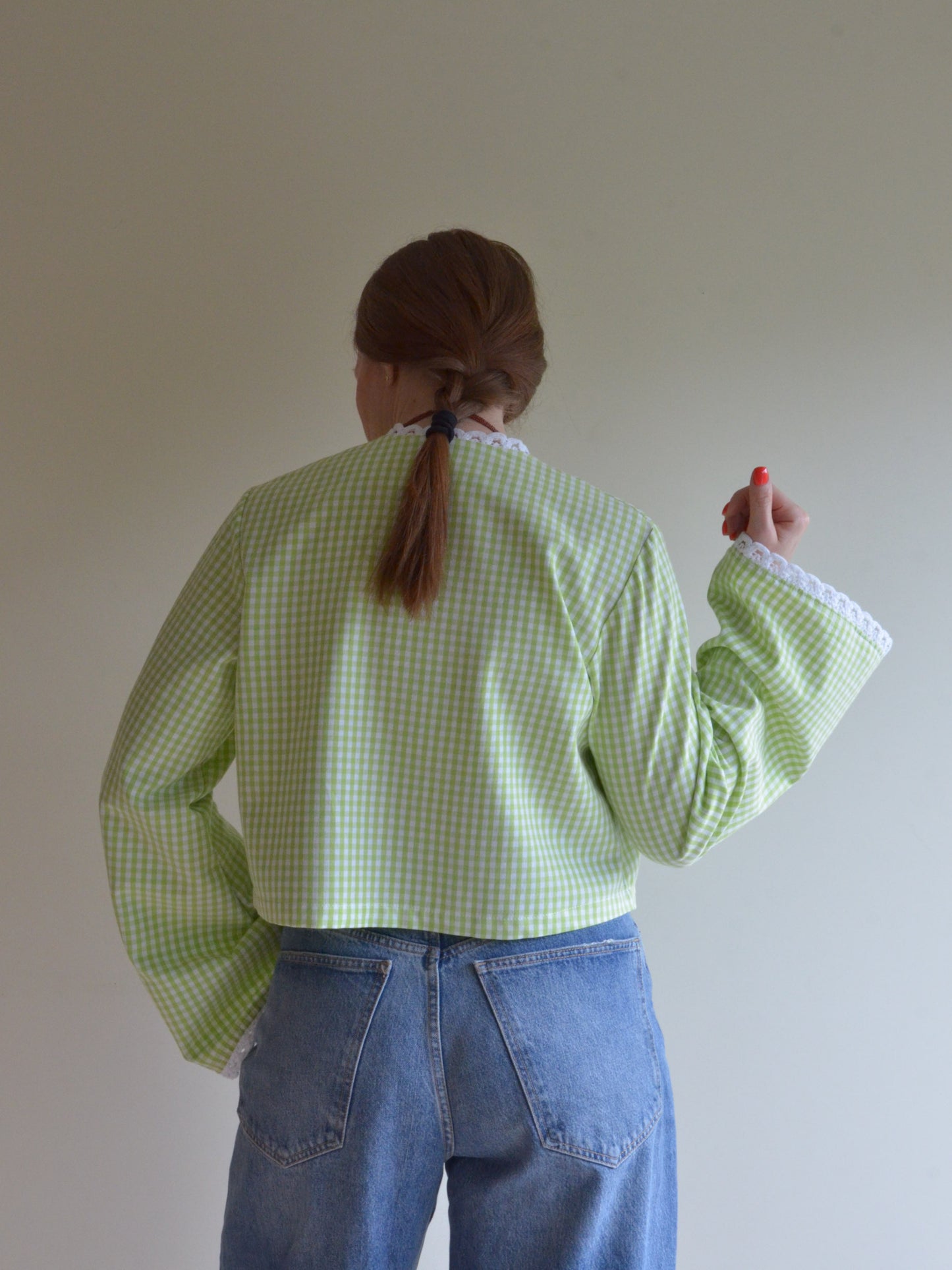 Tie-front Blouse