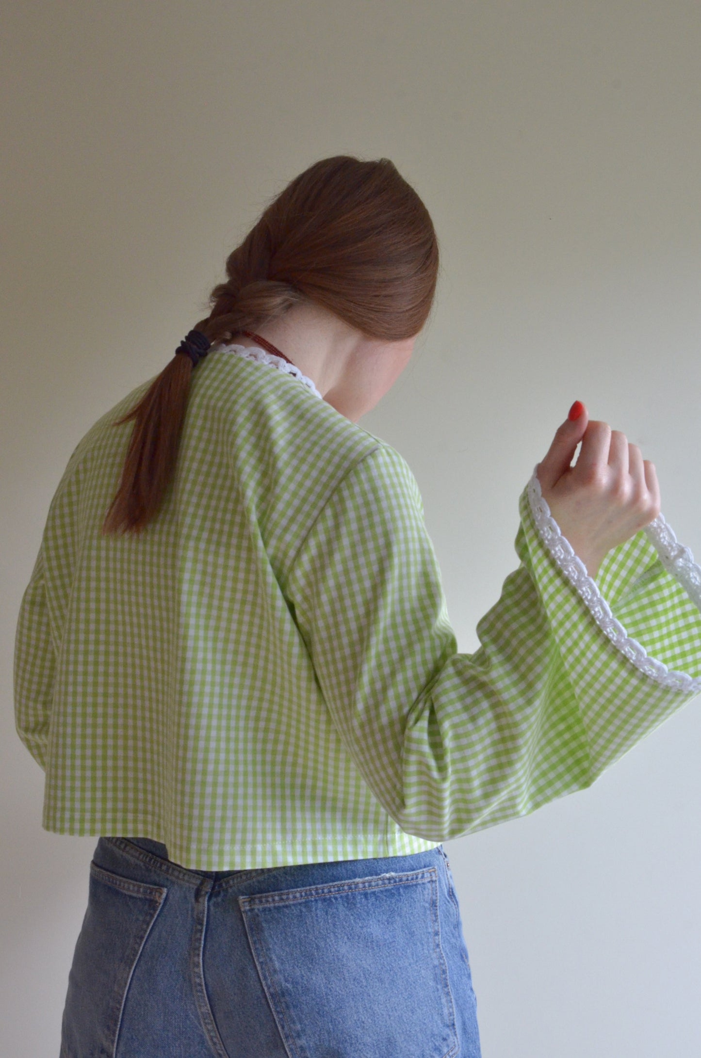 Tie-front Blouse