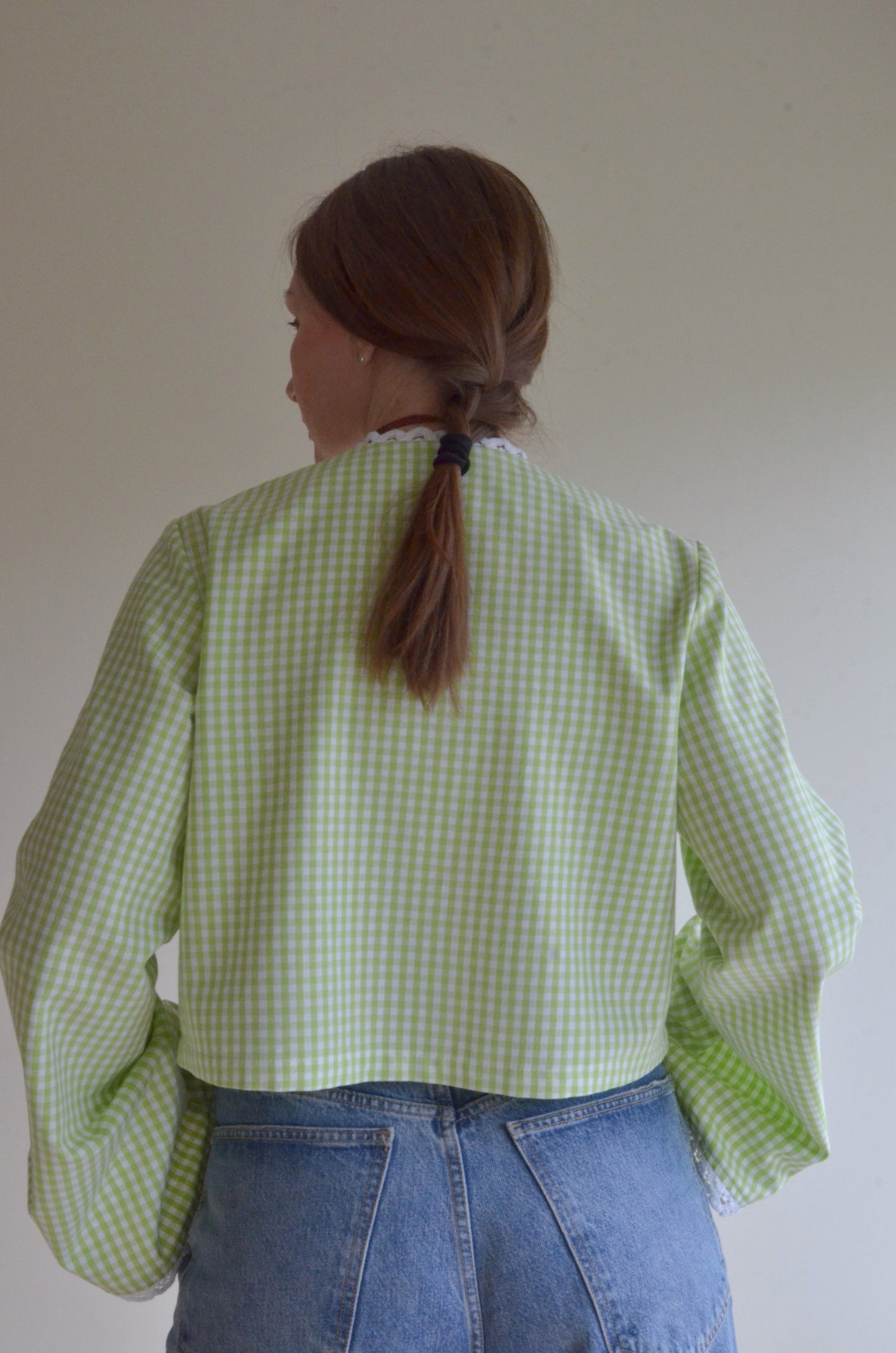Tie-front Blouse