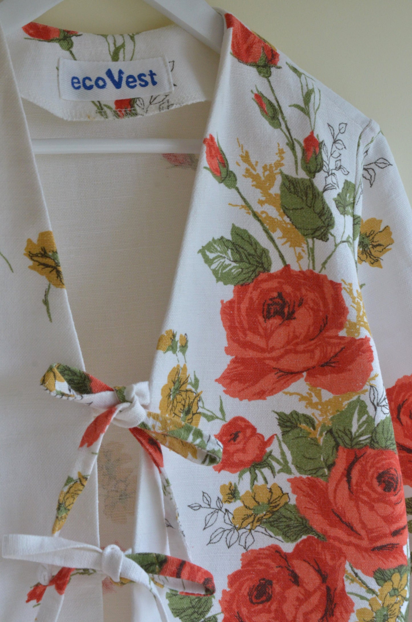 Tie-front Blouse Floral