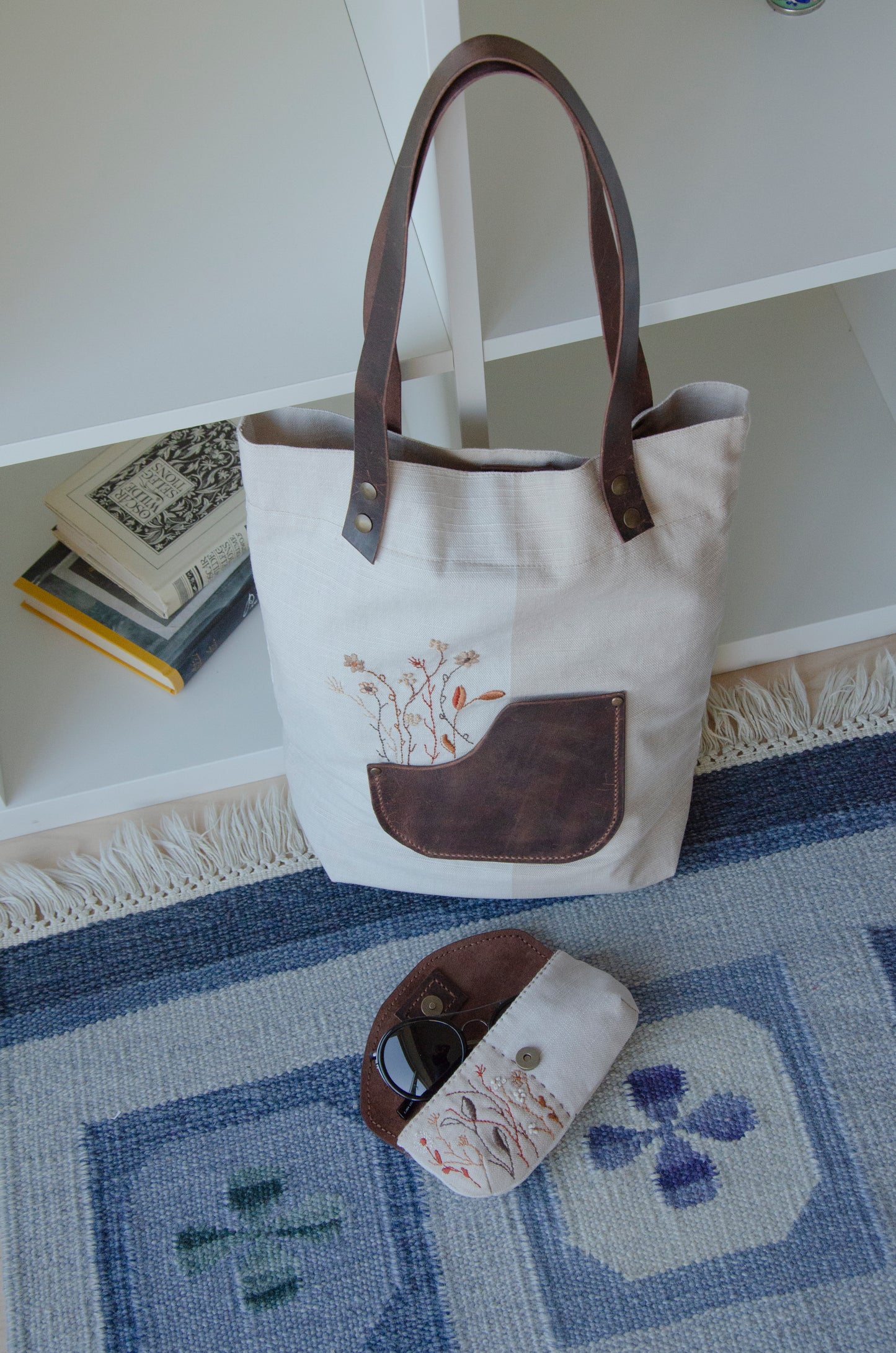 Handbag With Embroidery