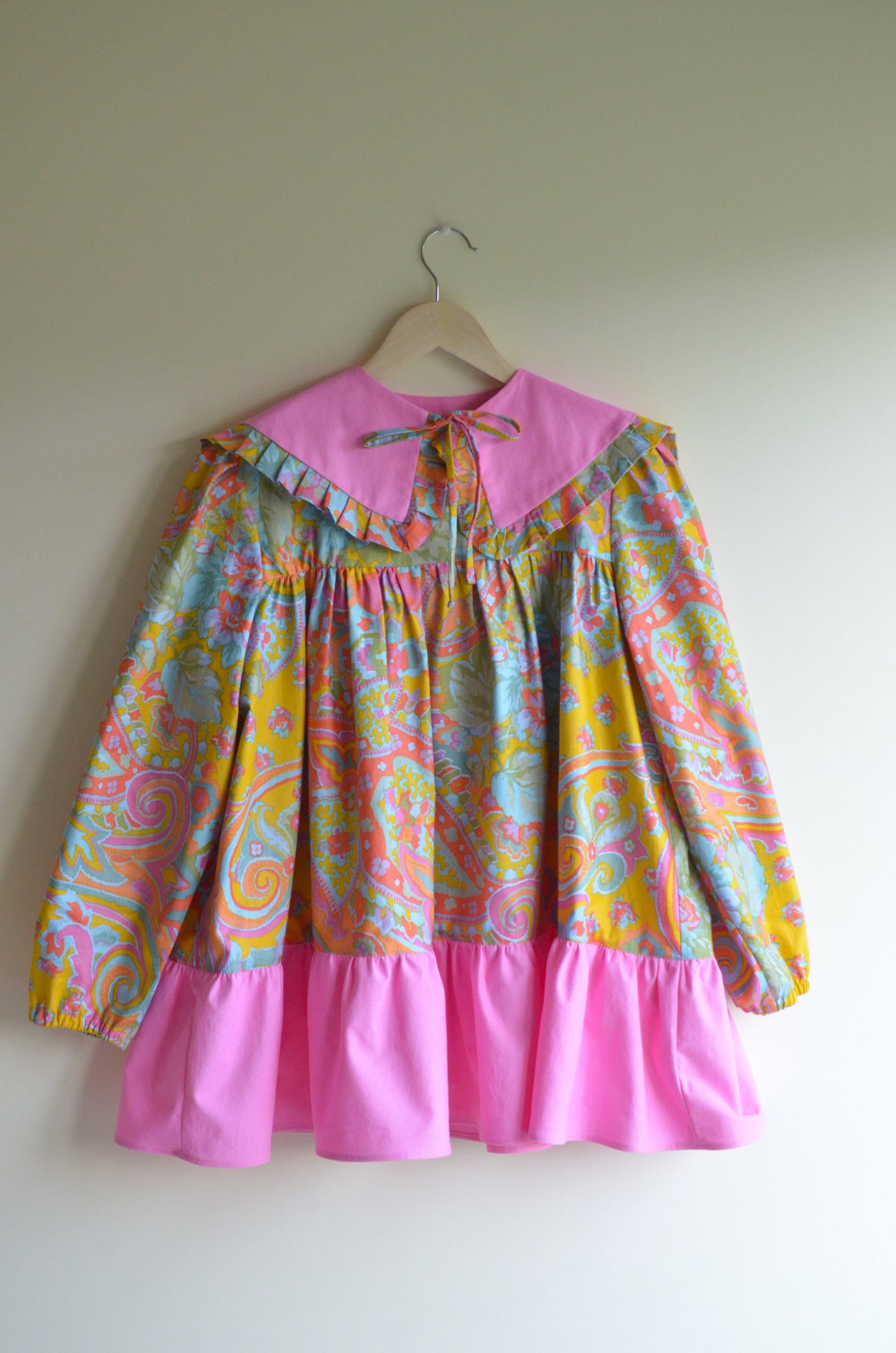 Boho Style Blouse with Collar