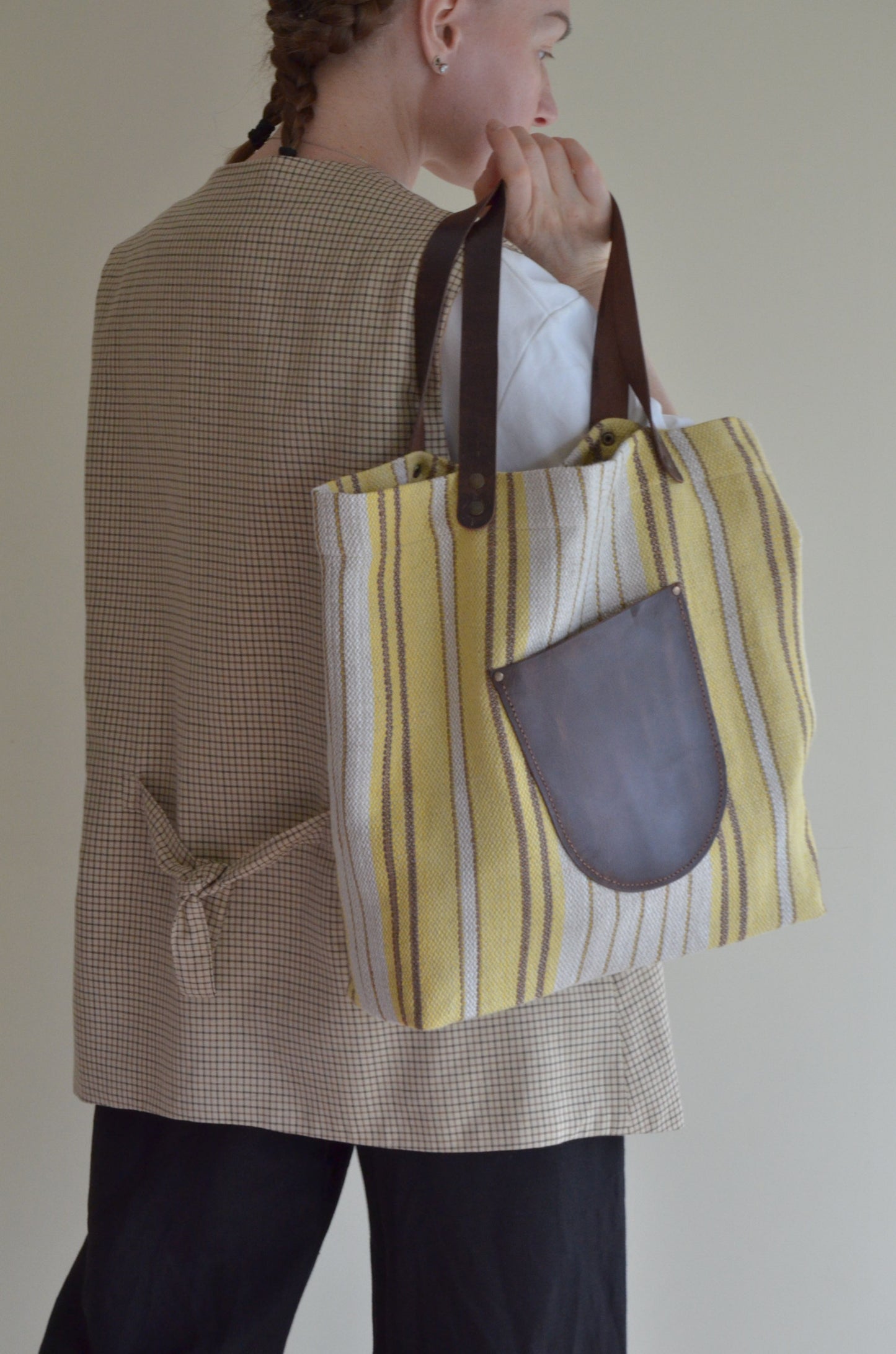 Striped Handbag