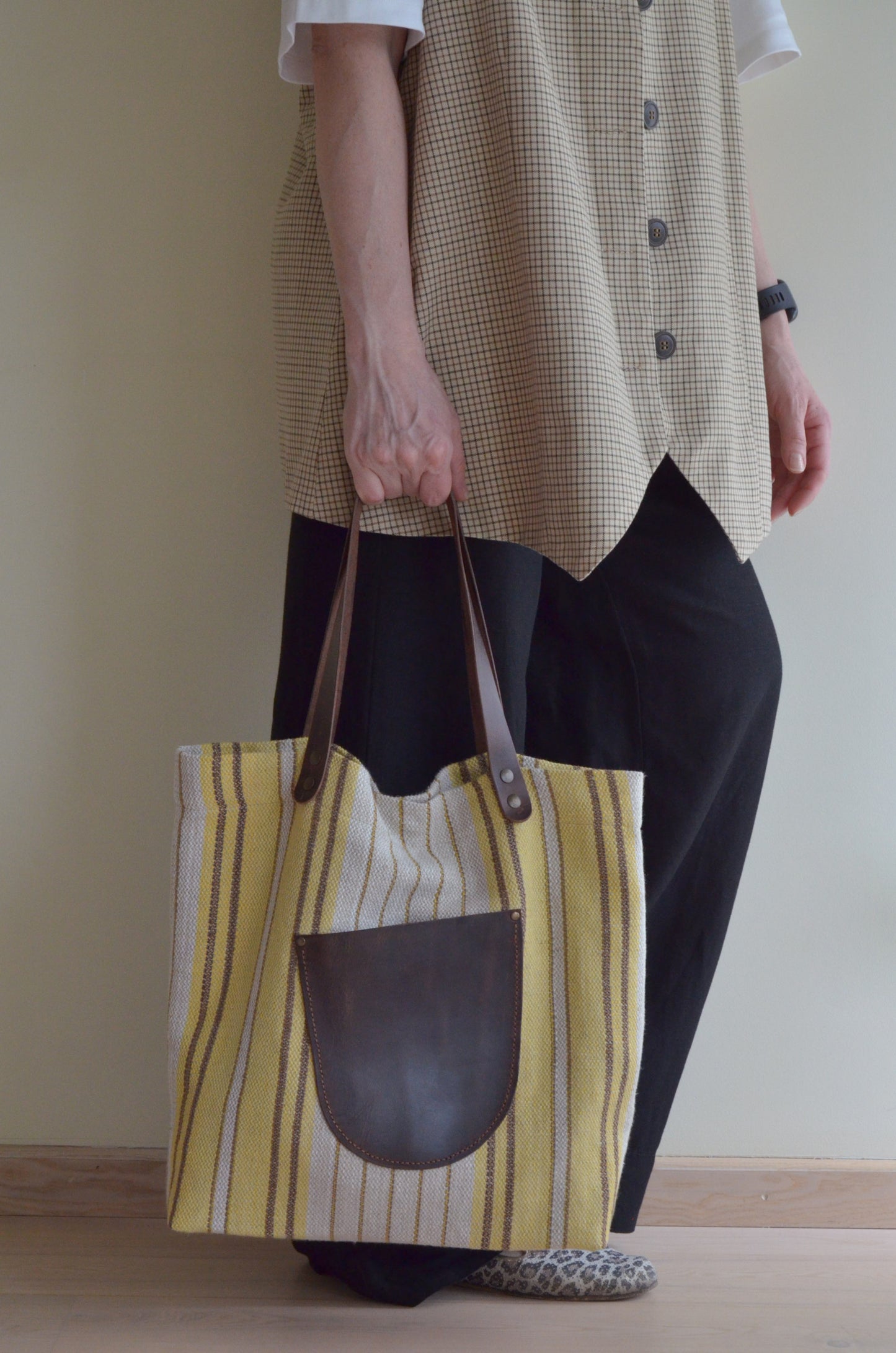 Striped Handbag