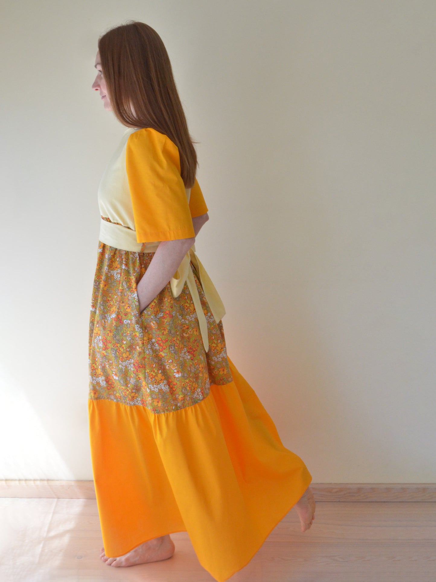 Boho Summer Dress (yellow)
