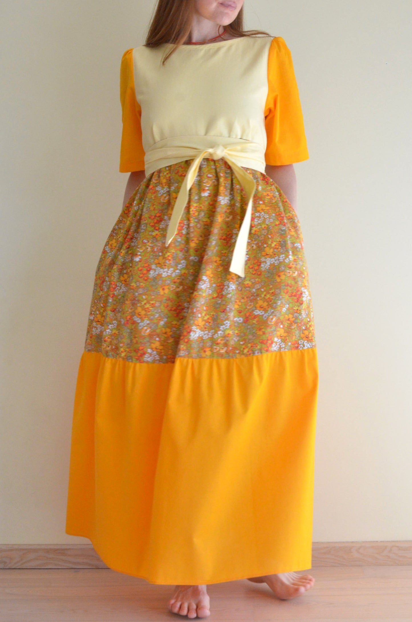 Boho Summer Dress (yellow)