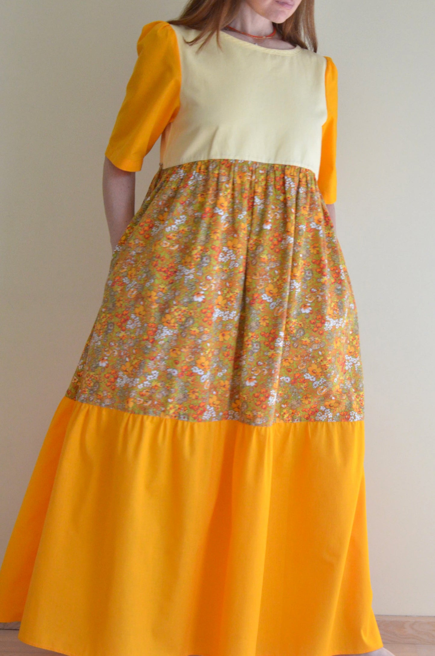 Boho Summer Dress (yellow)