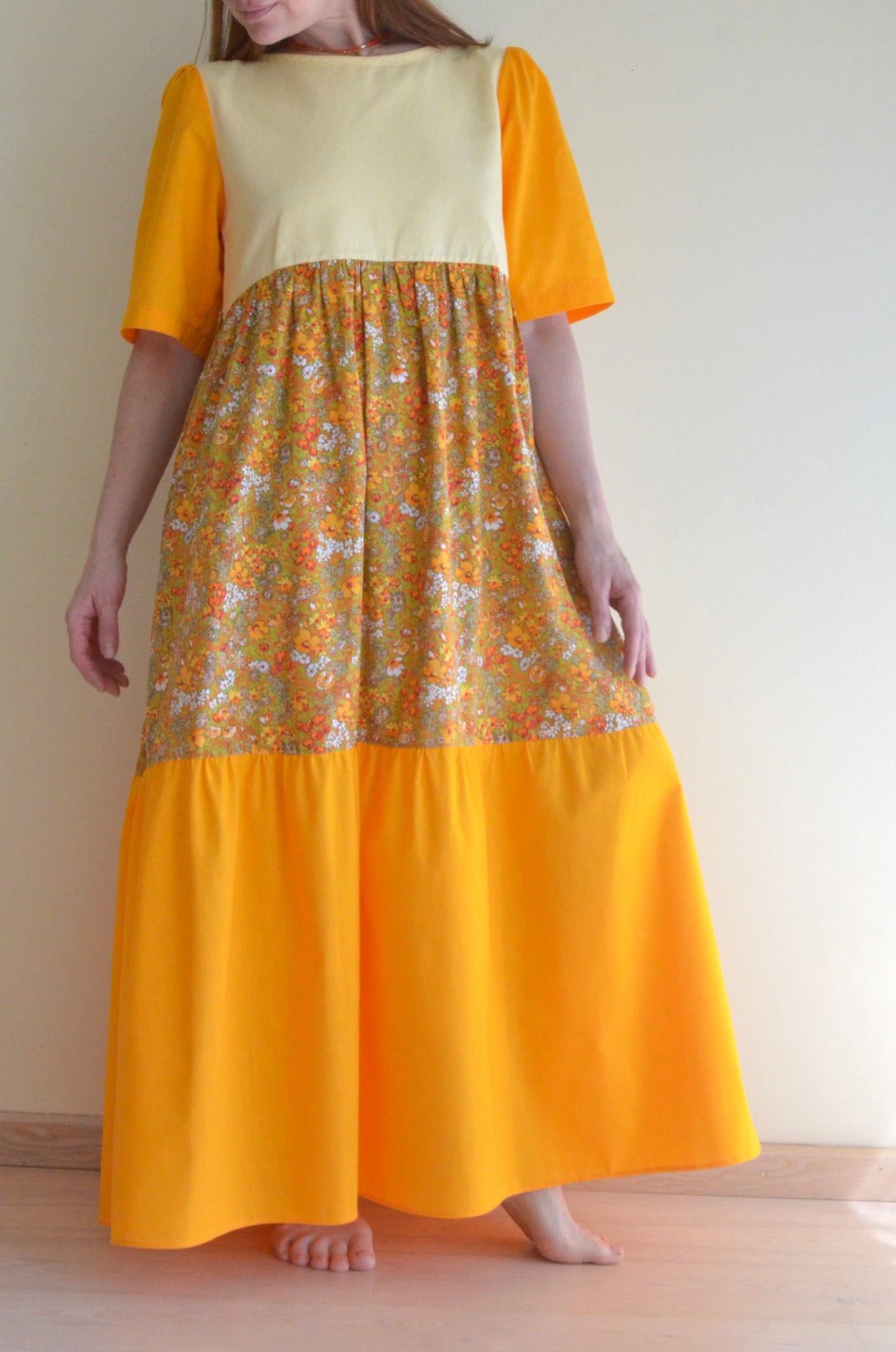Boho Summer Dress (yellow)