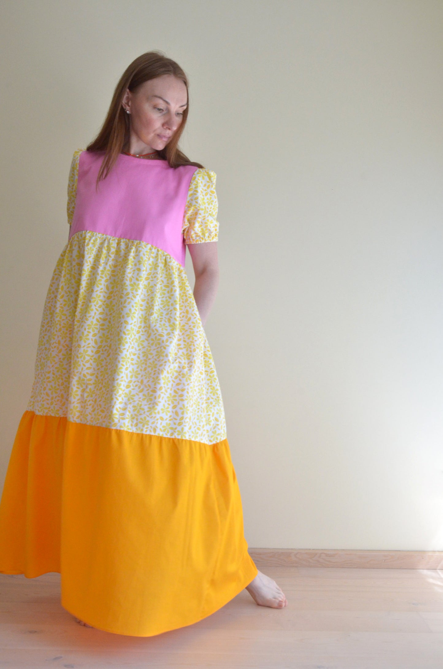 Boho Summer Dress (pink)
