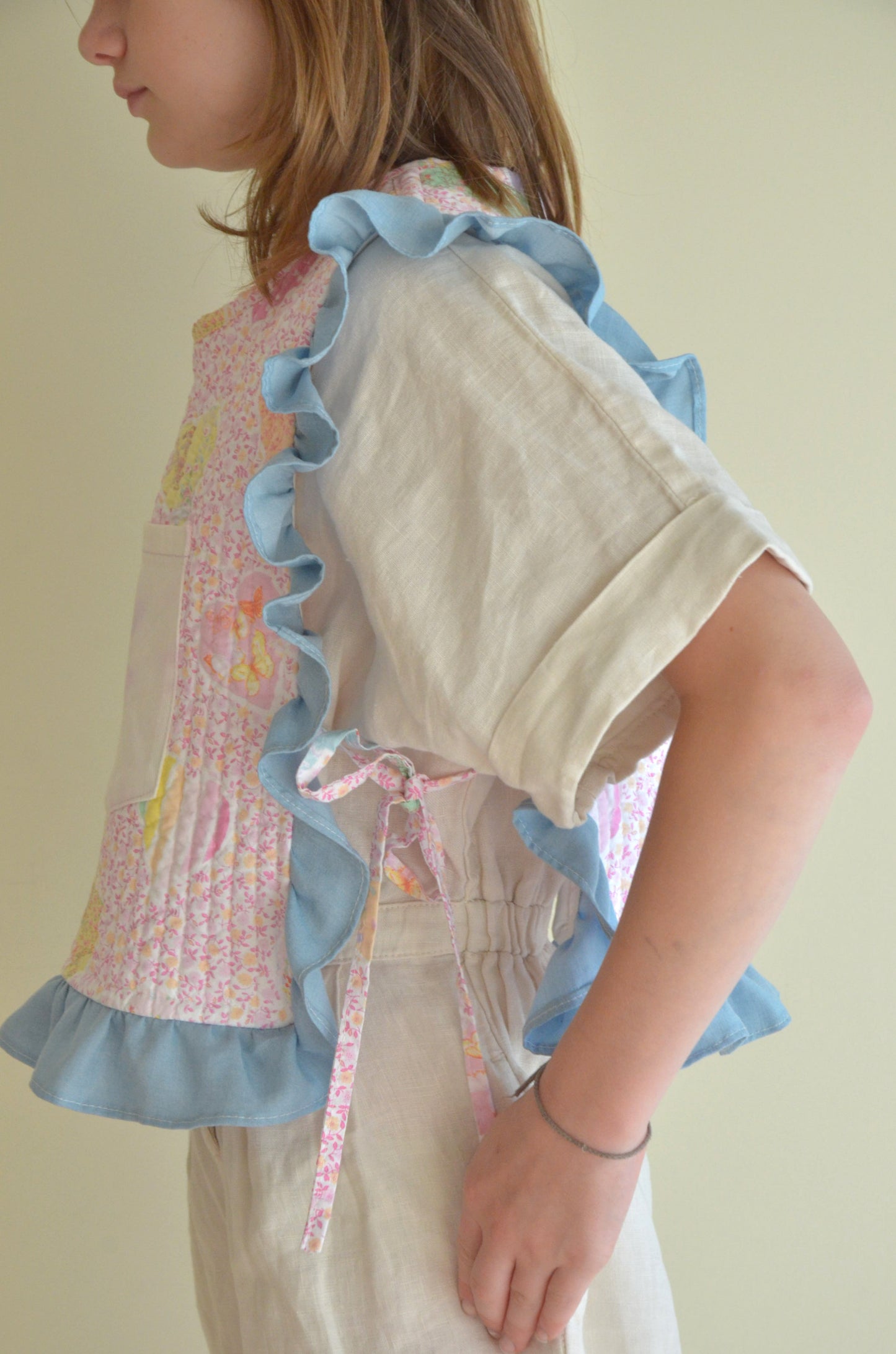 Children's Quilted Cotton-Candy Vest