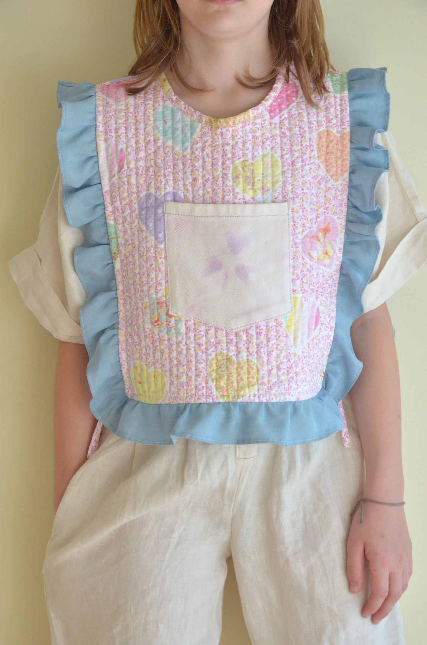 Children's Quilted Cotton-Candy Vest