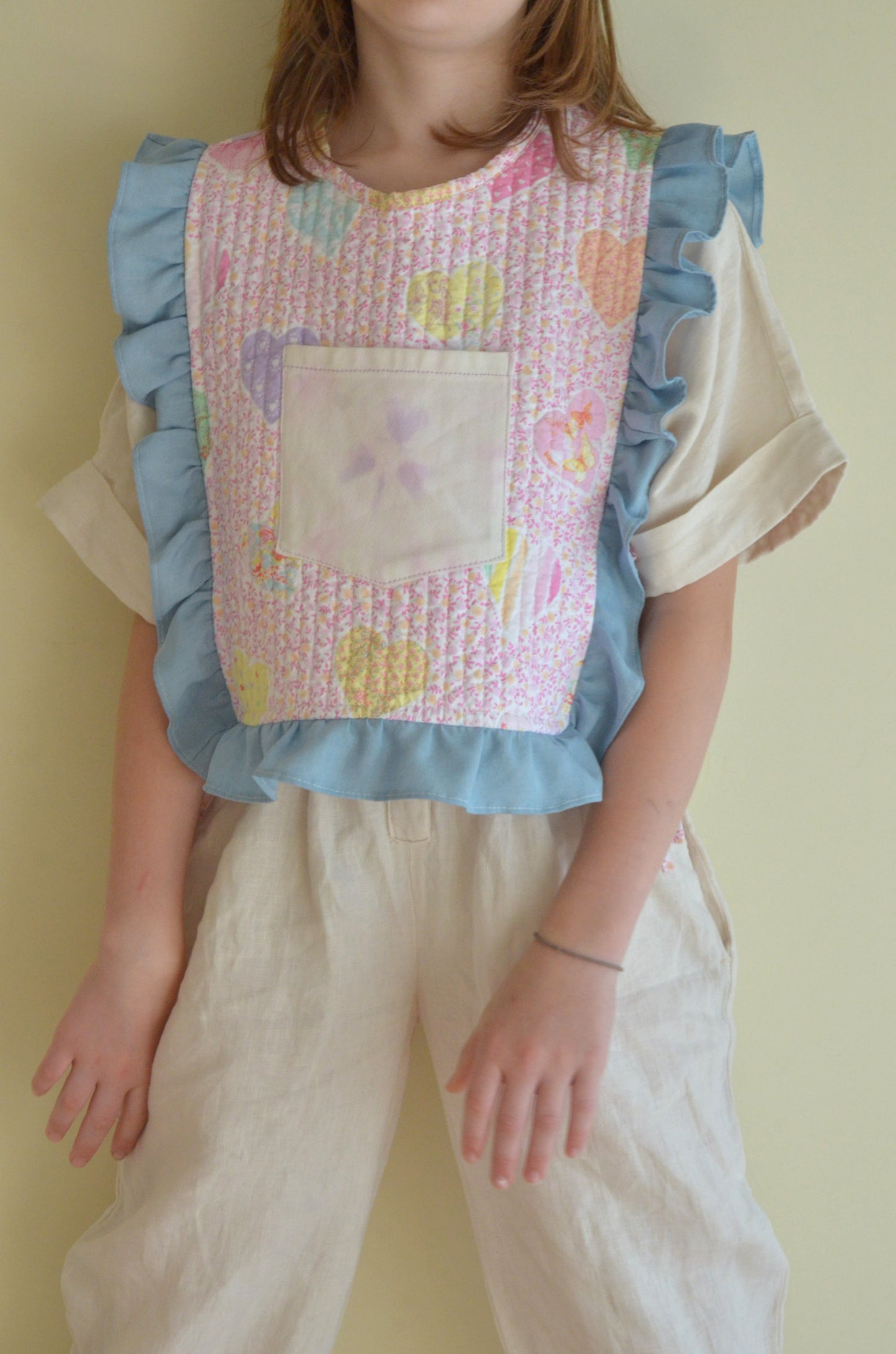 Children's Quilted Cotton-Candy Vest