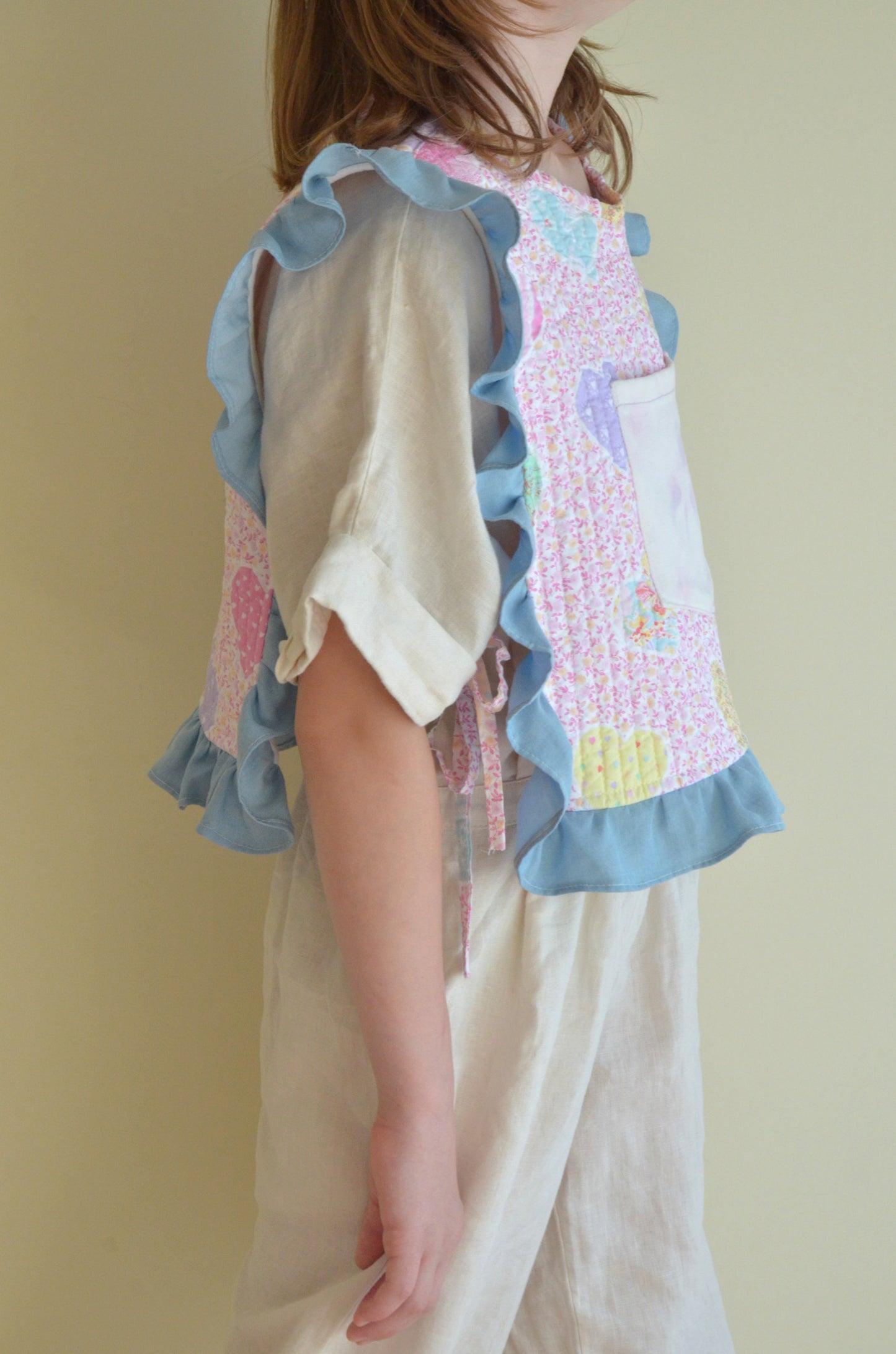 Children's Quilted Cotton-Candy Vest
