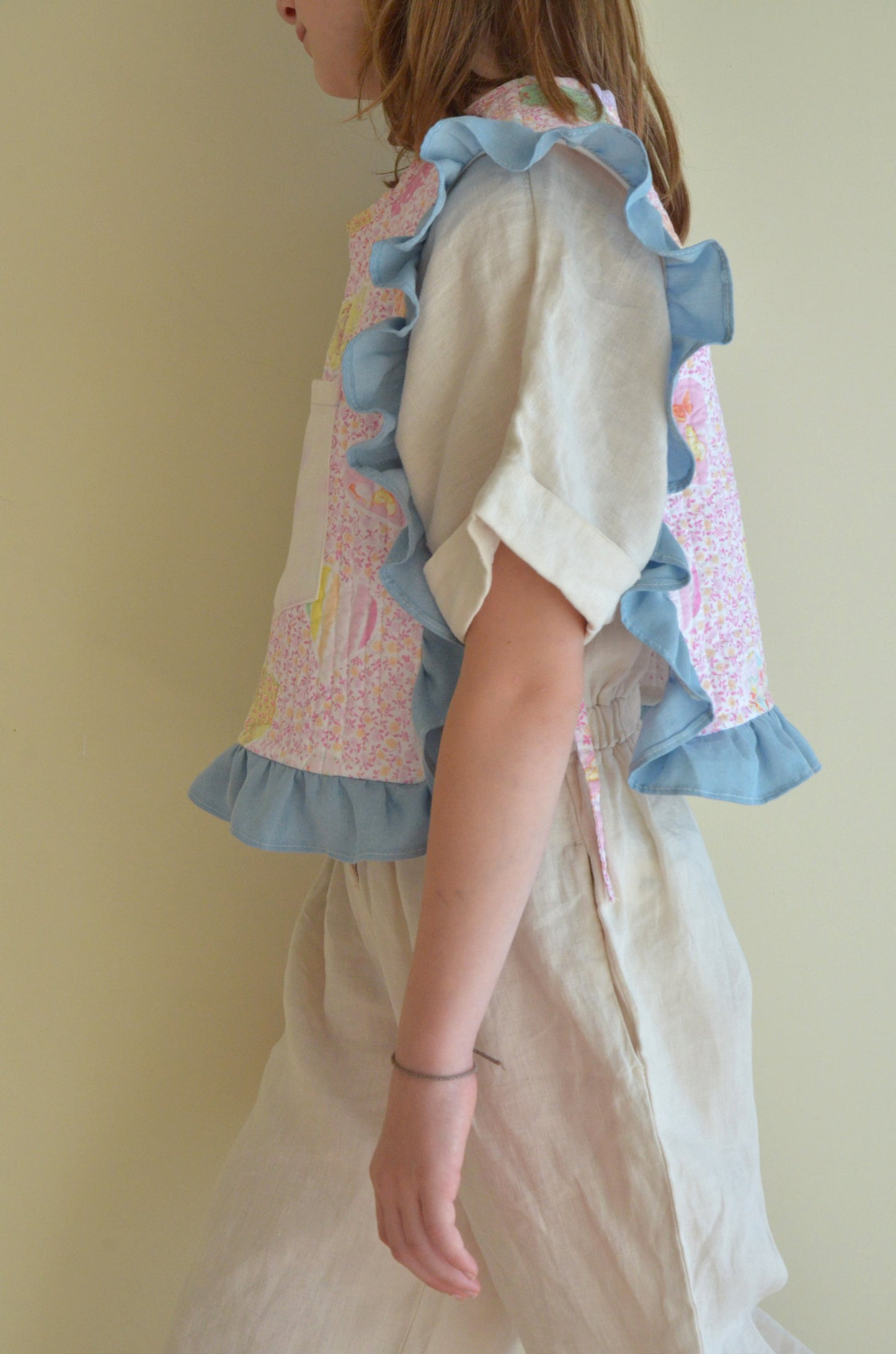 Children's Quilted Cotton-Candy Vest