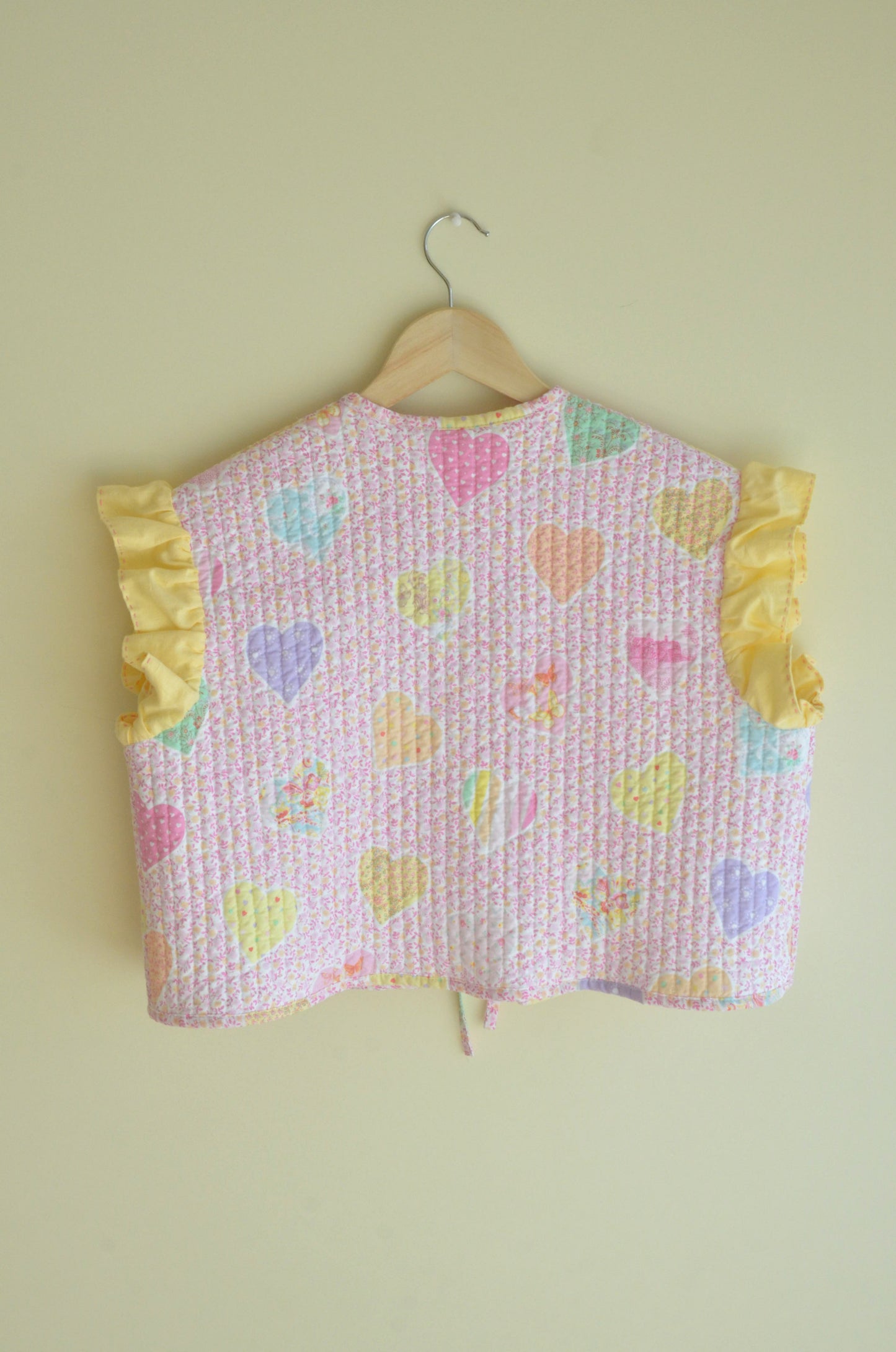 Quilted Reversible Cotton-Candy Vest