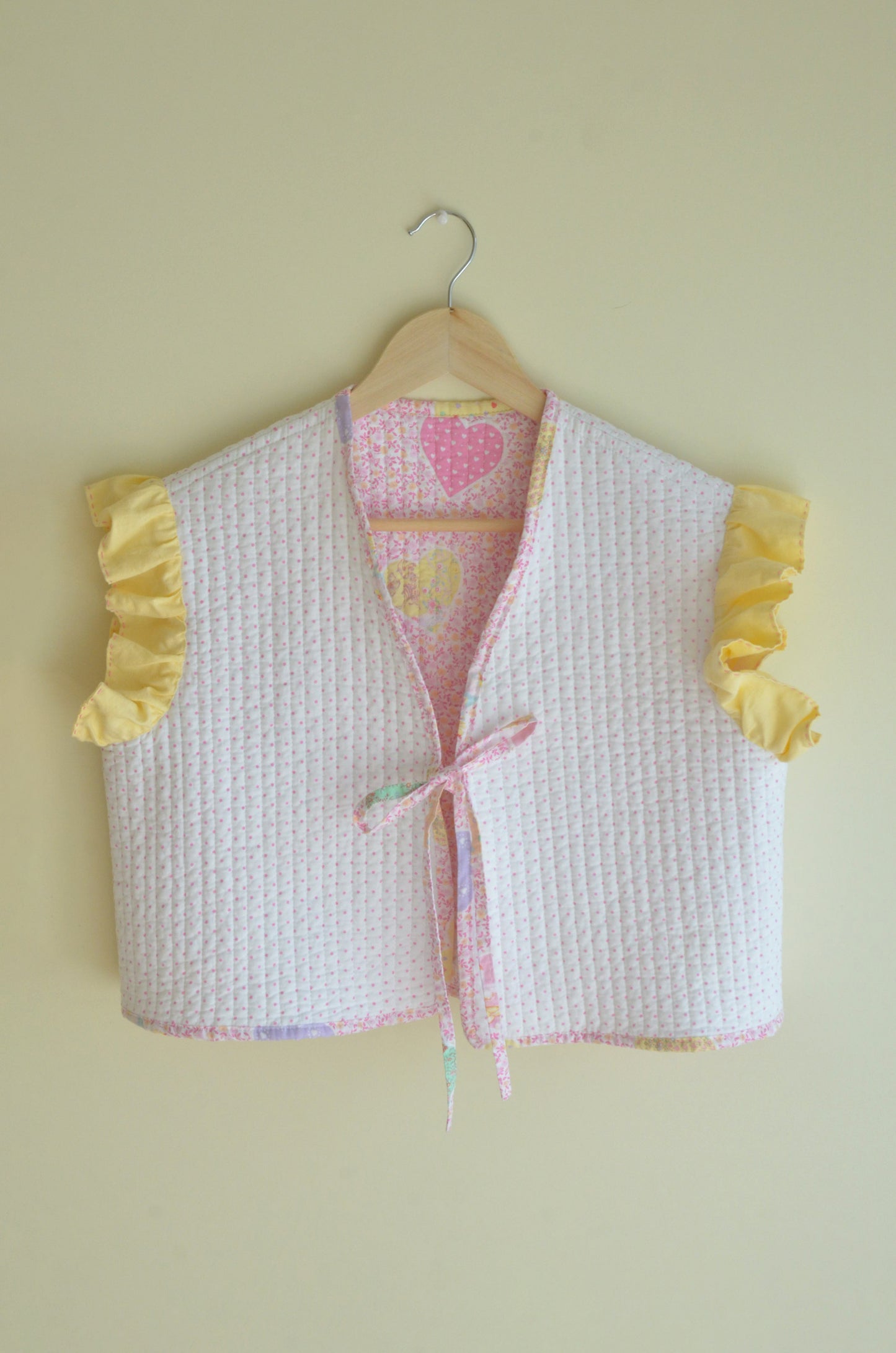 Quilted Reversible Cotton-Candy Vest