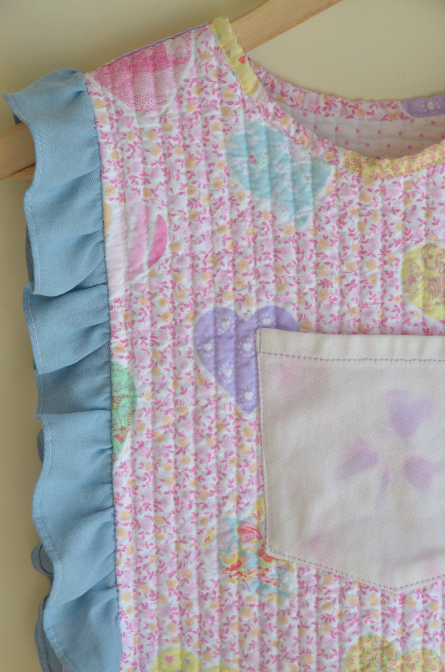 Children's Quilted Cotton-Candy Vest