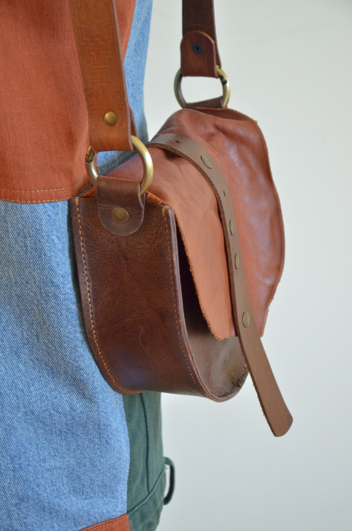 Leather Bag "From Scraps"