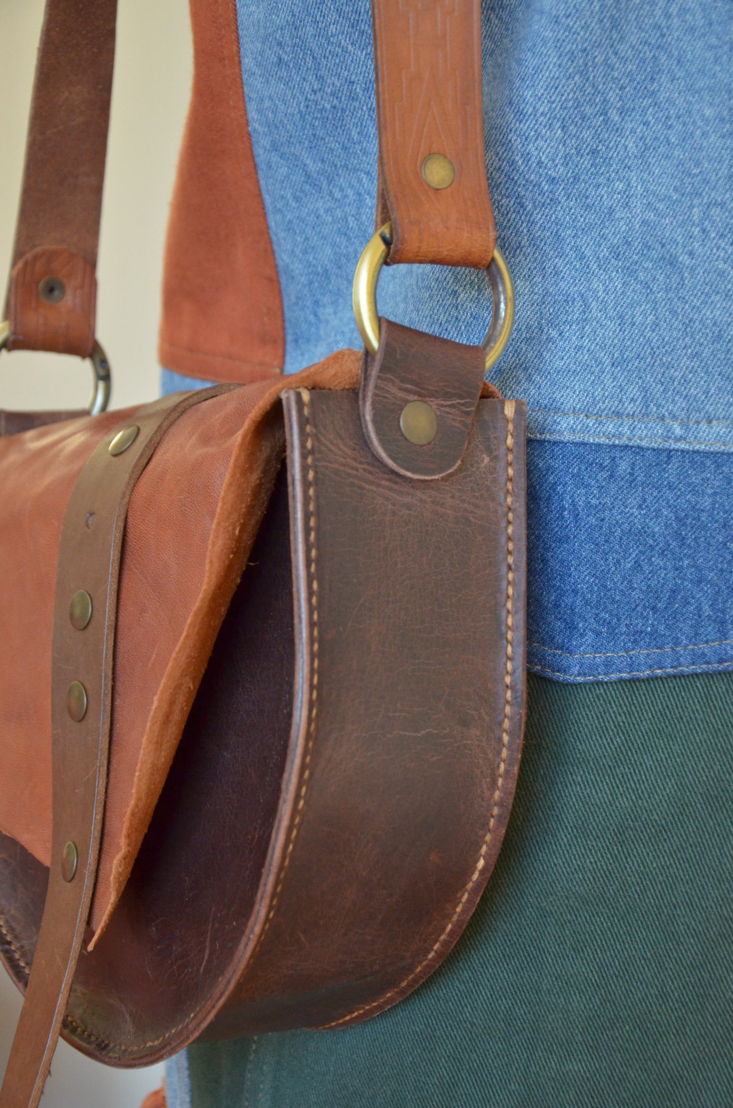 Leather Bag "From Scraps"