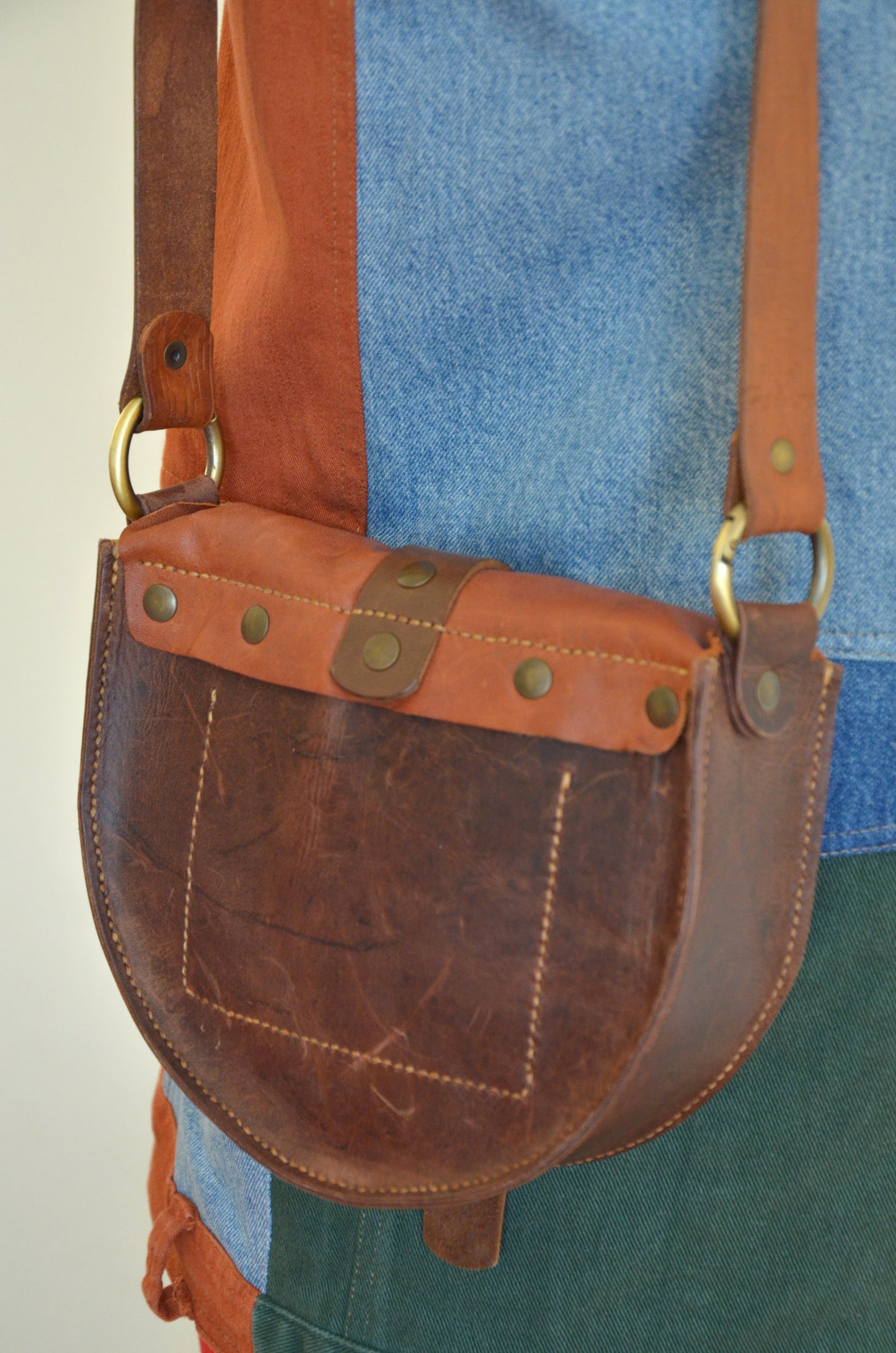 Leather Bag "From Scraps"