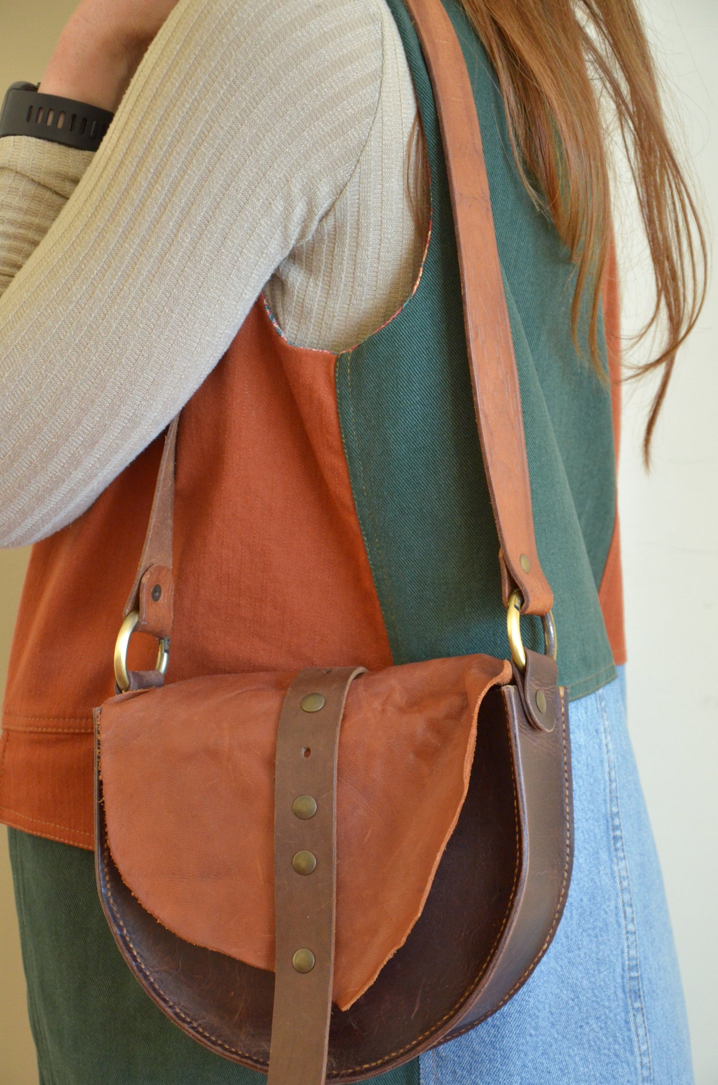 Leather Bag "From Scraps"