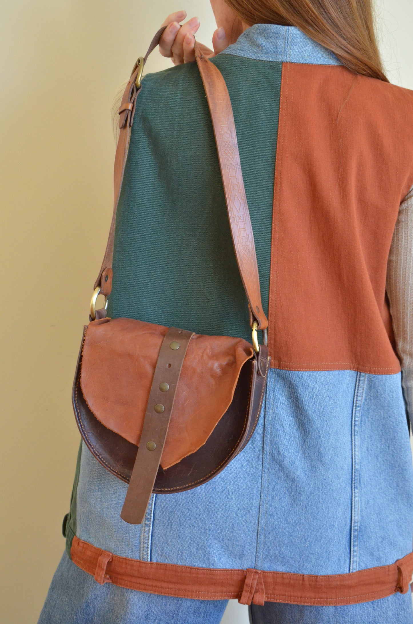 Leather Bag "From Scraps"