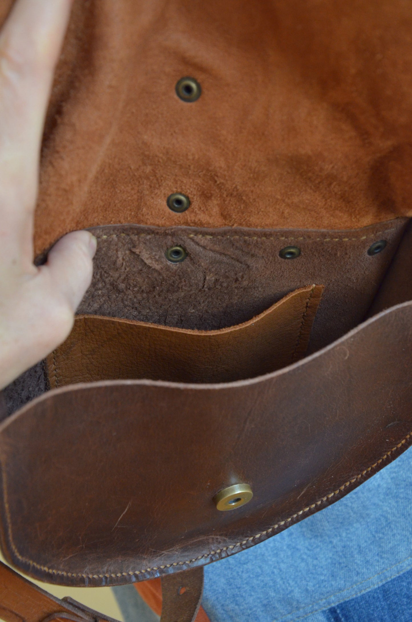 Leather Bag "From Scraps"