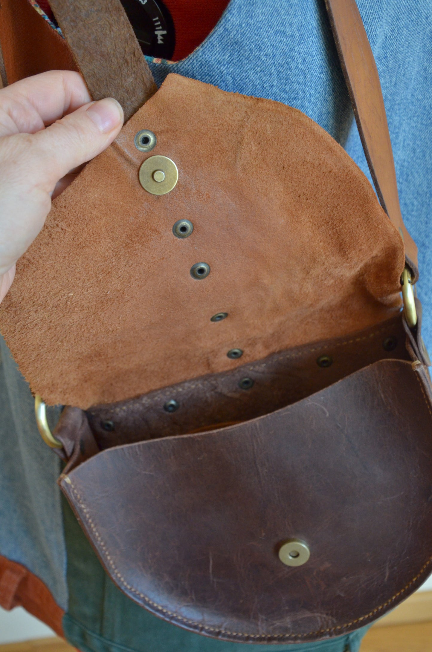 Leather Bag "From Scraps"