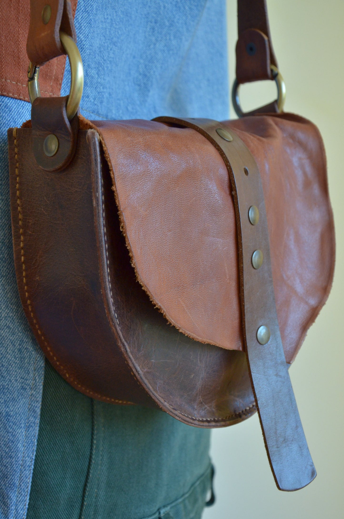 Leather Bag "From Scraps"