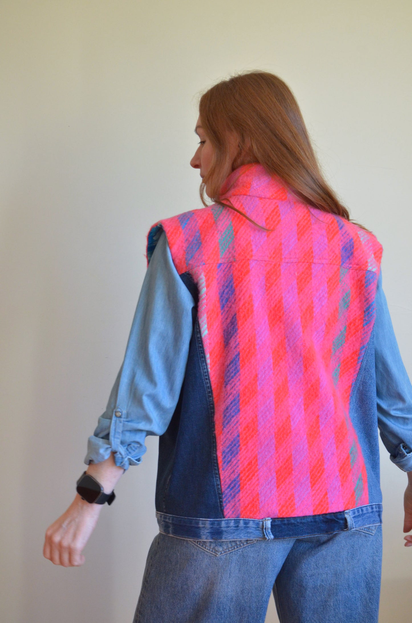 Pink Vest with Collar