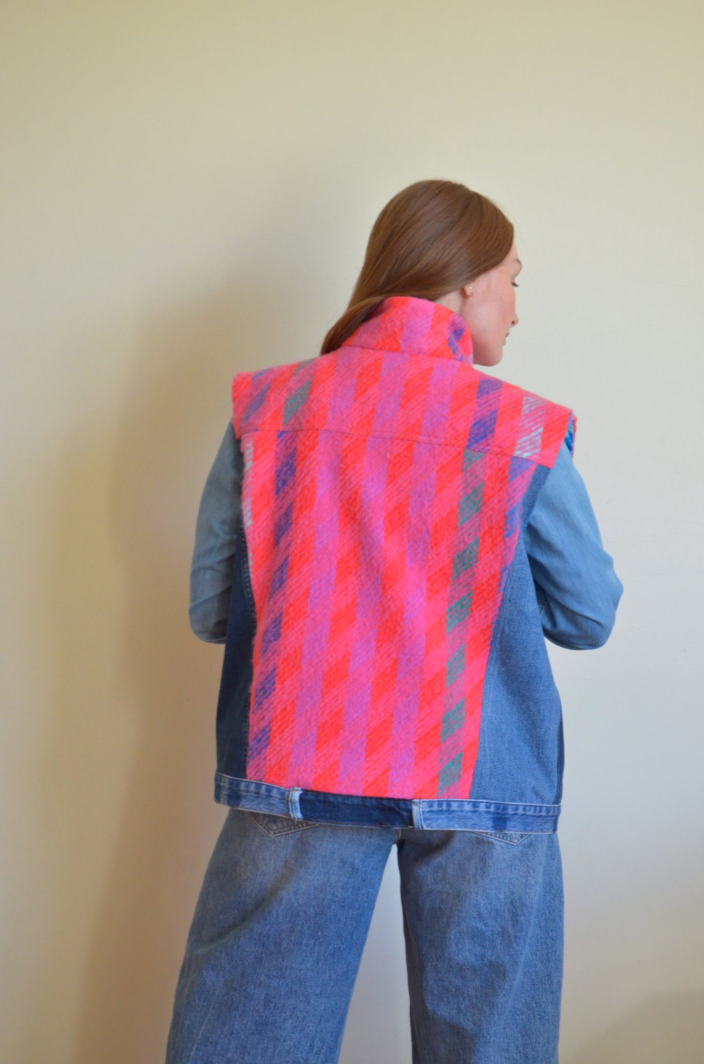 Pink Vest with Collar