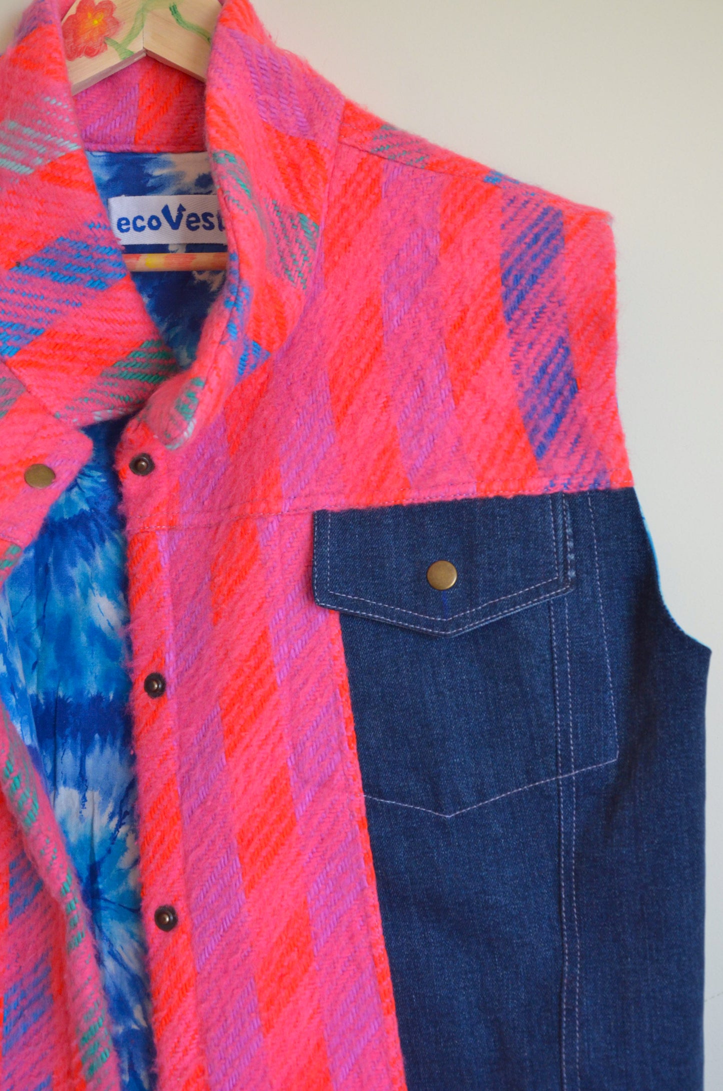 Pink Vest with Collar