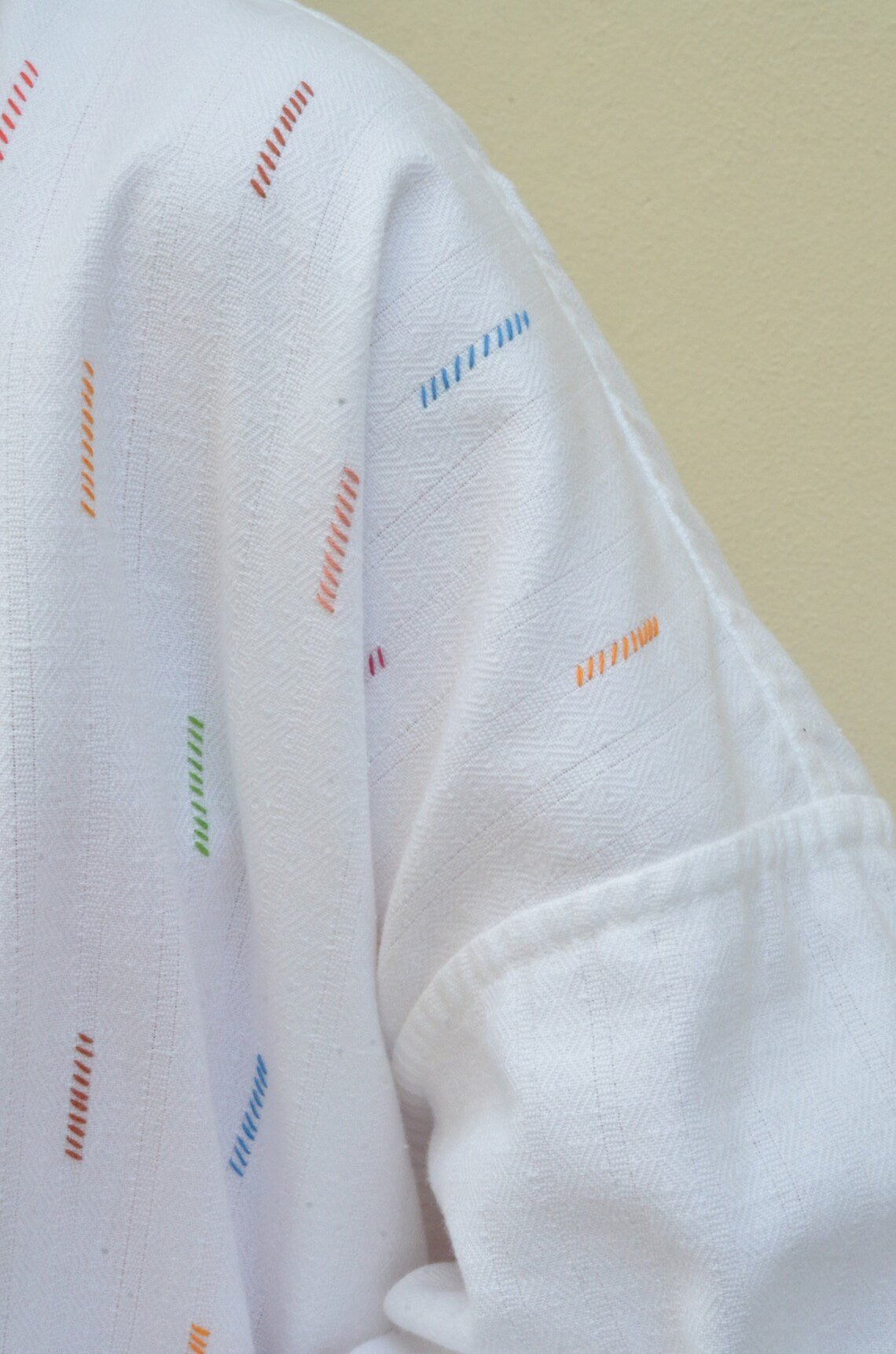 Embroidered Cotton Kimono