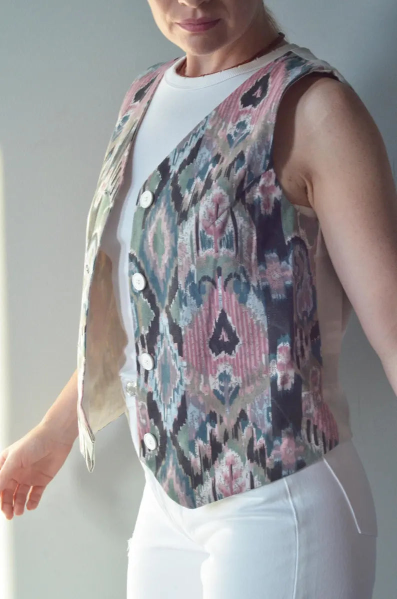 Patterned Cotton Vest