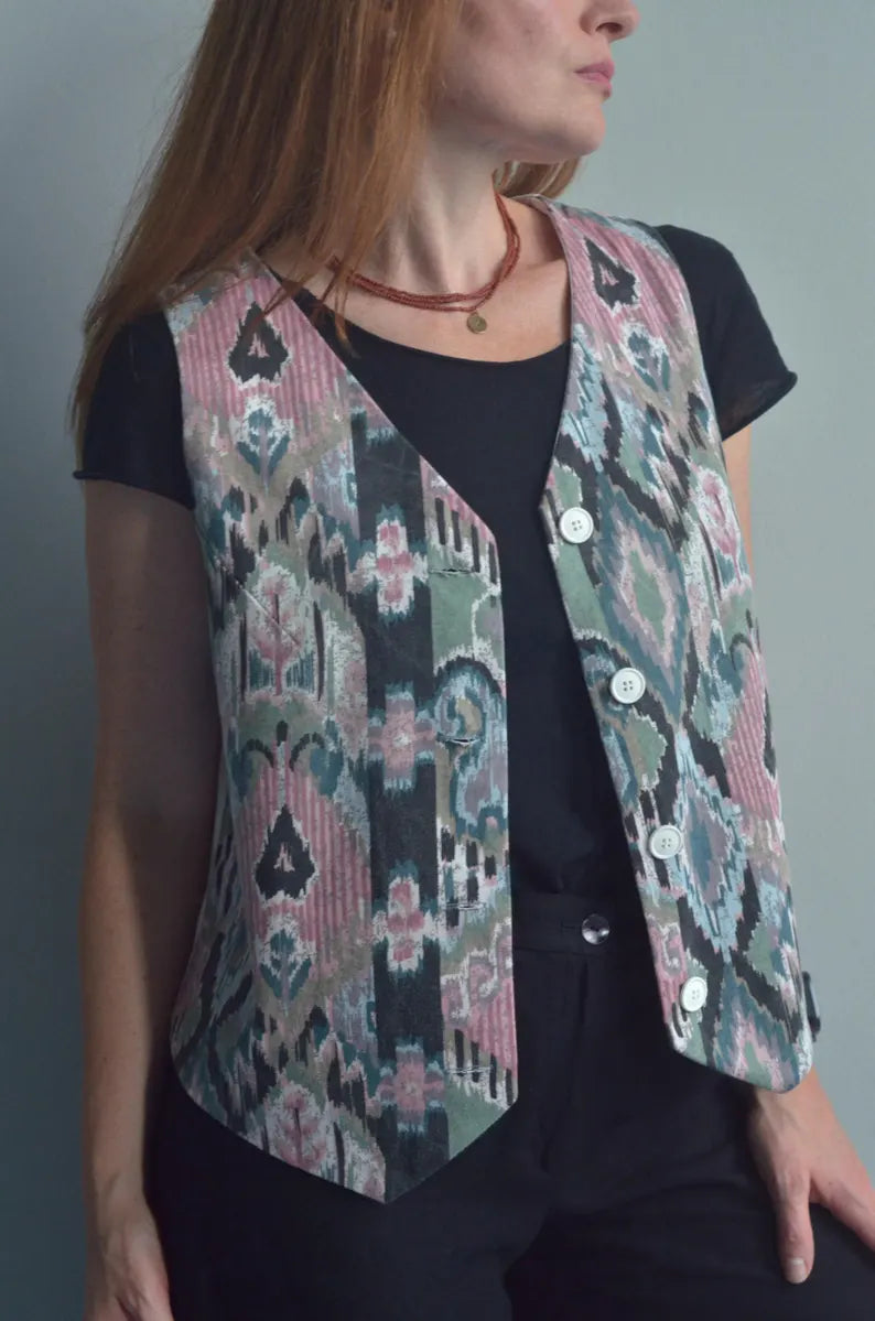 Patterned Cotton Vest