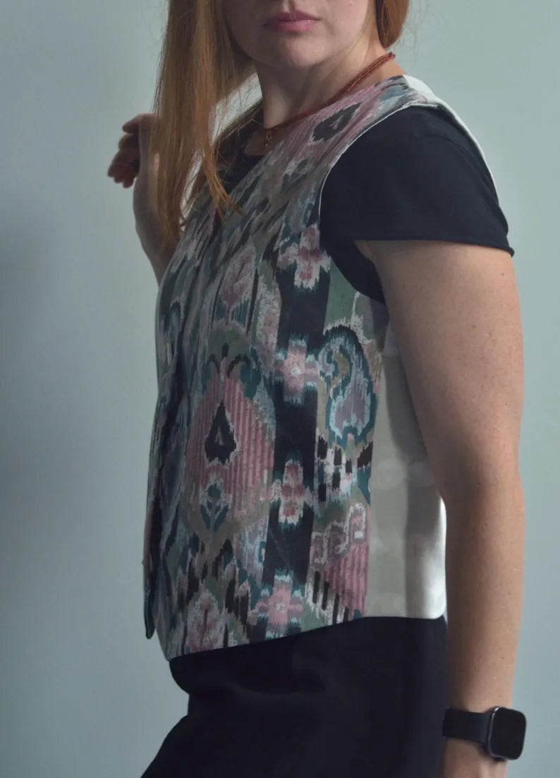 Patterned Cotton Vest