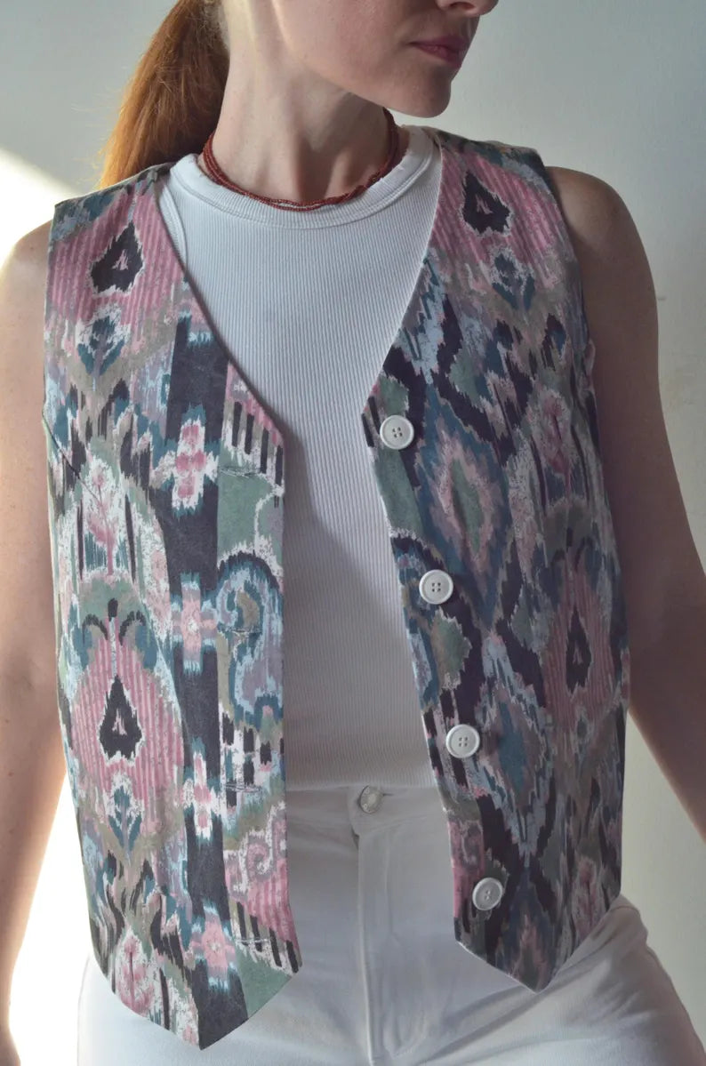 Patterned Cotton Vest