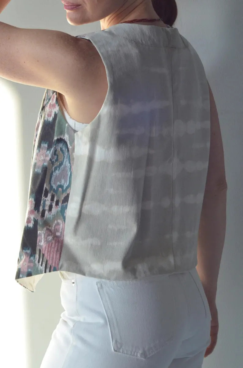 Patterned Cotton Vest
