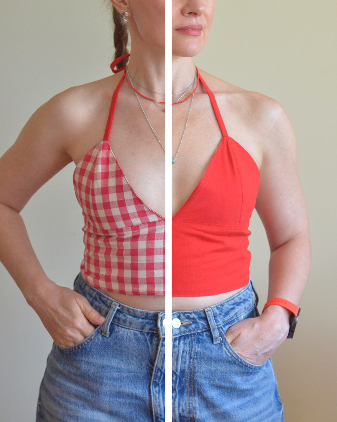 Reversible Summer Top (Red)