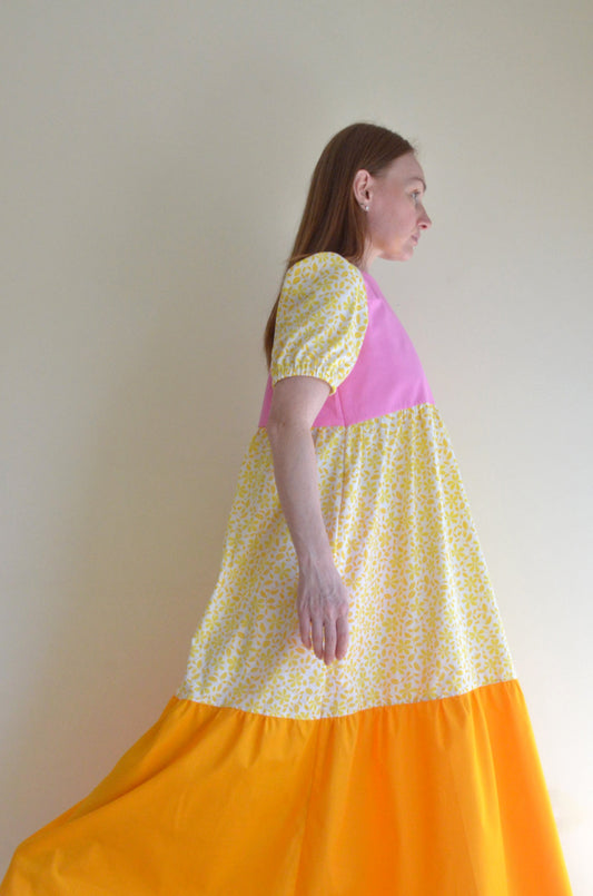 Boho Summer Dress (pink)