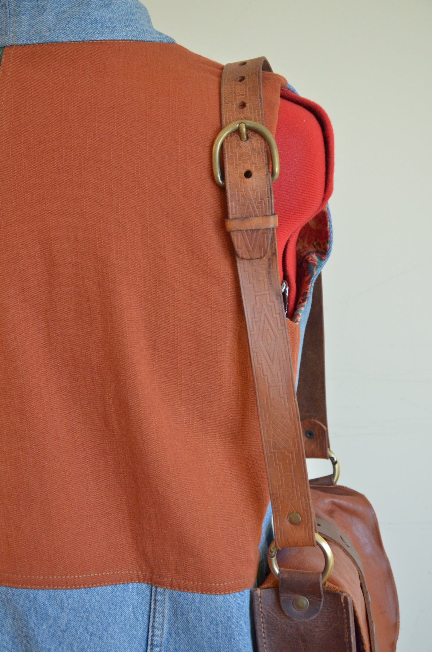 Leather Bag "From Scraps"