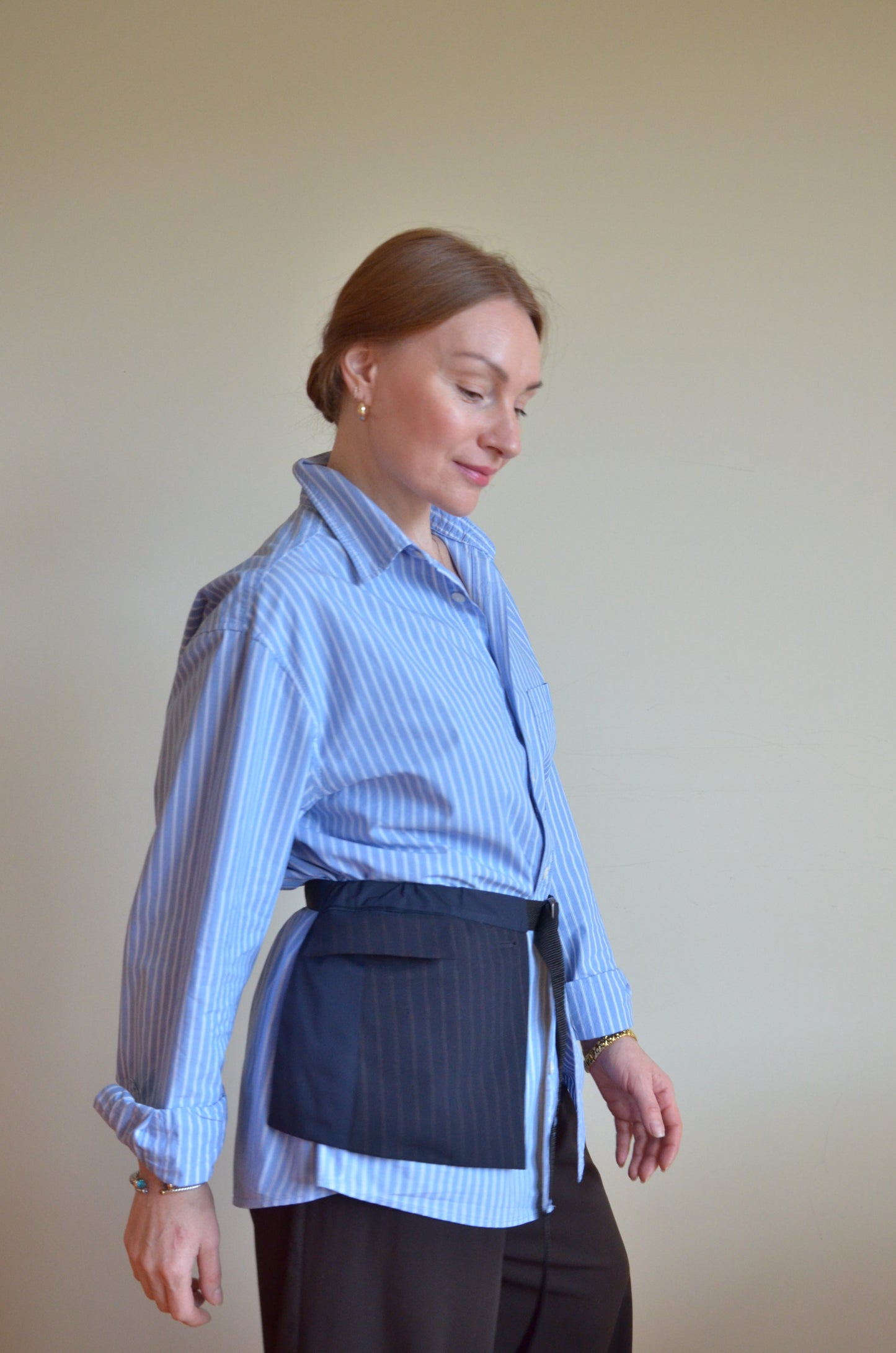 Vest with ties + pockets