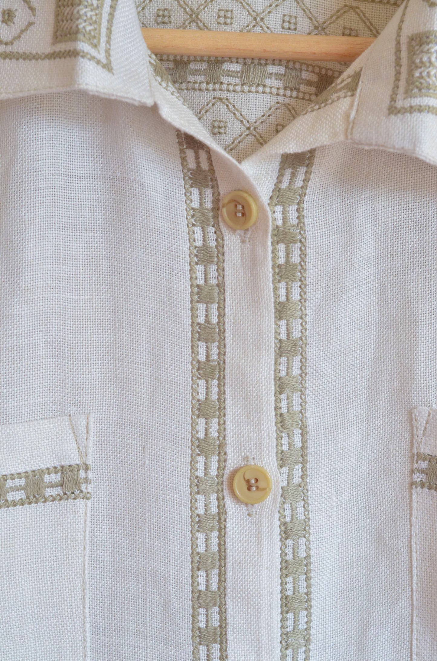 Oversized Shirt with Embroidery