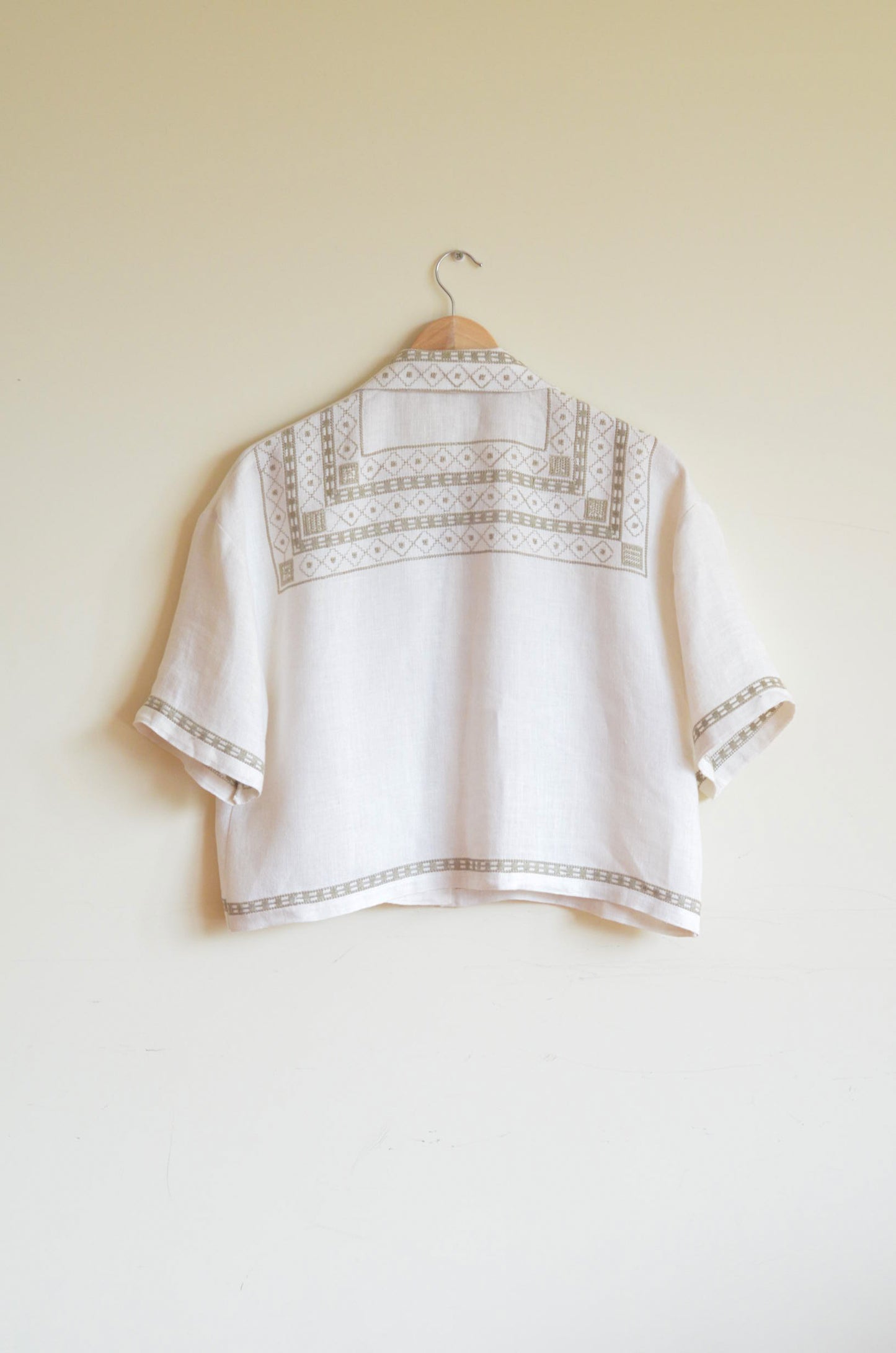 Oversized Shirt with Embroidery