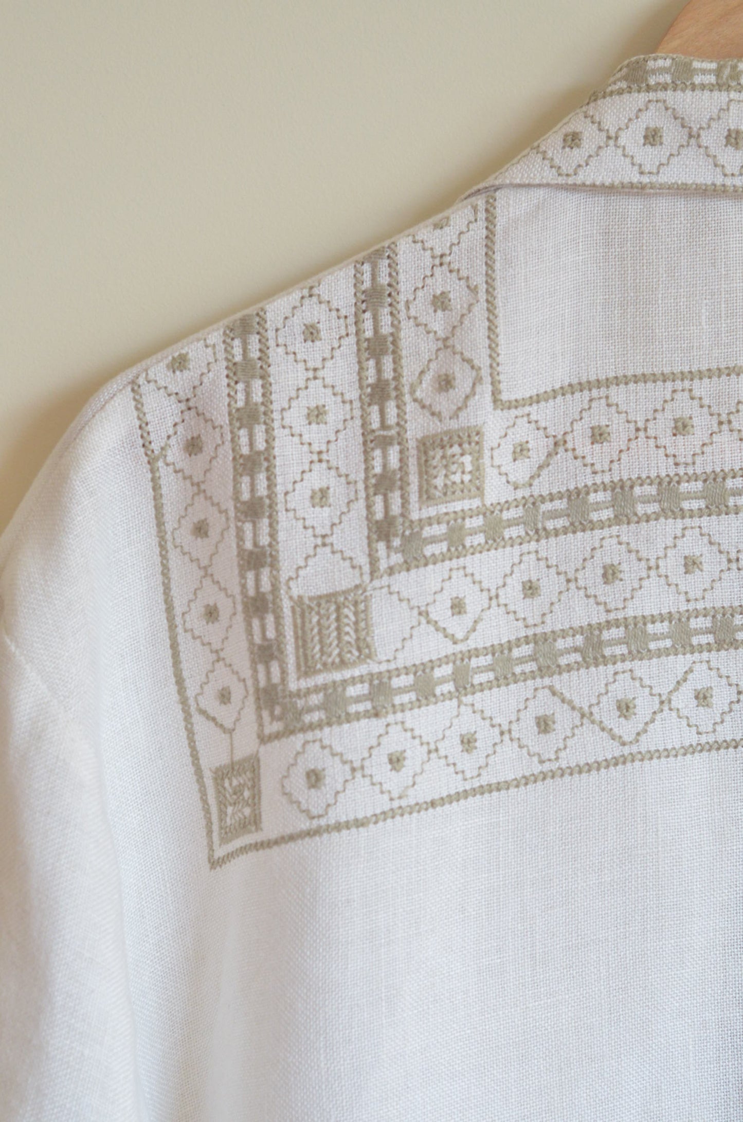 Oversized Shirt with Embroidery