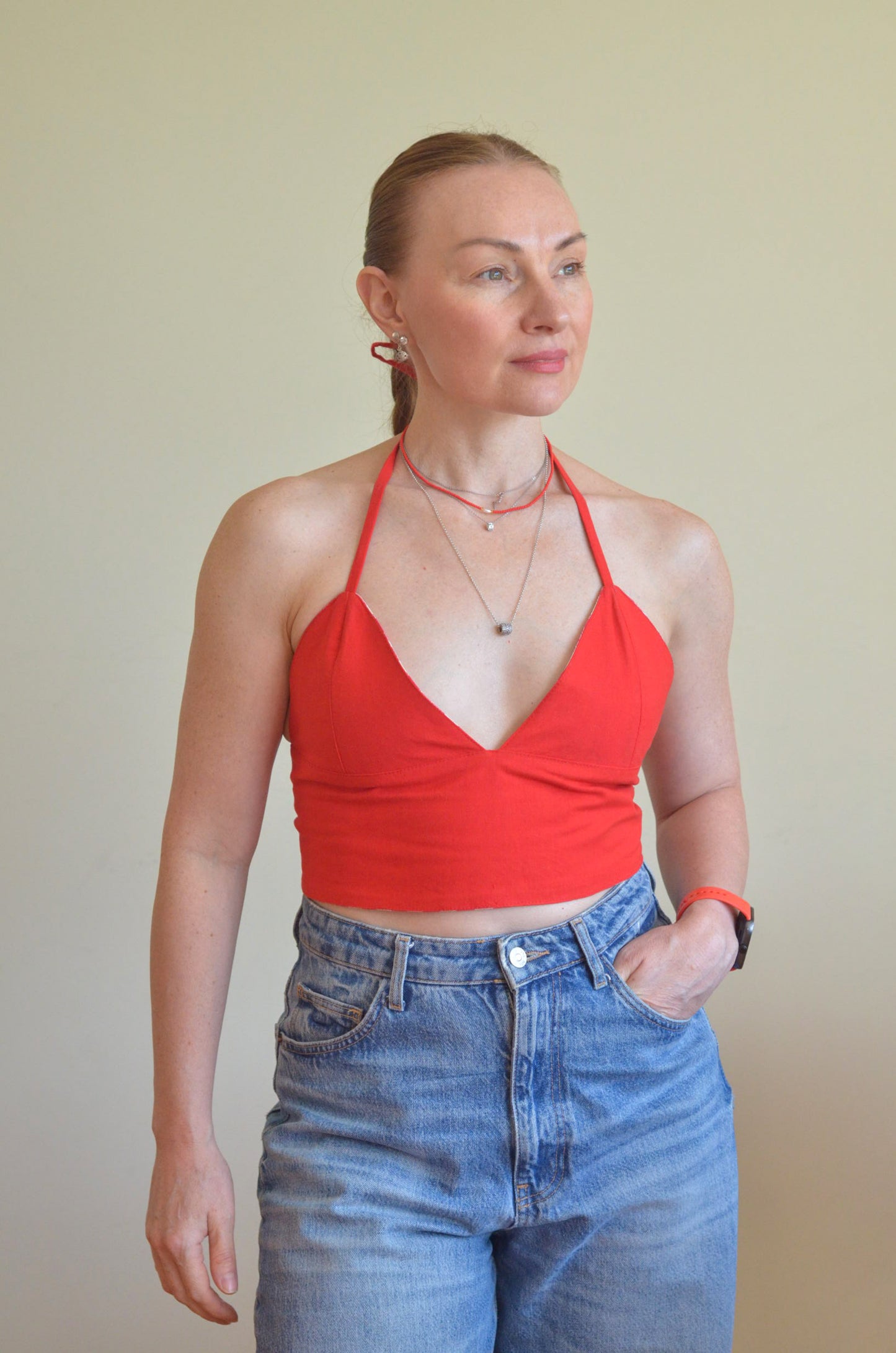 Reversible Summer Top (Red)